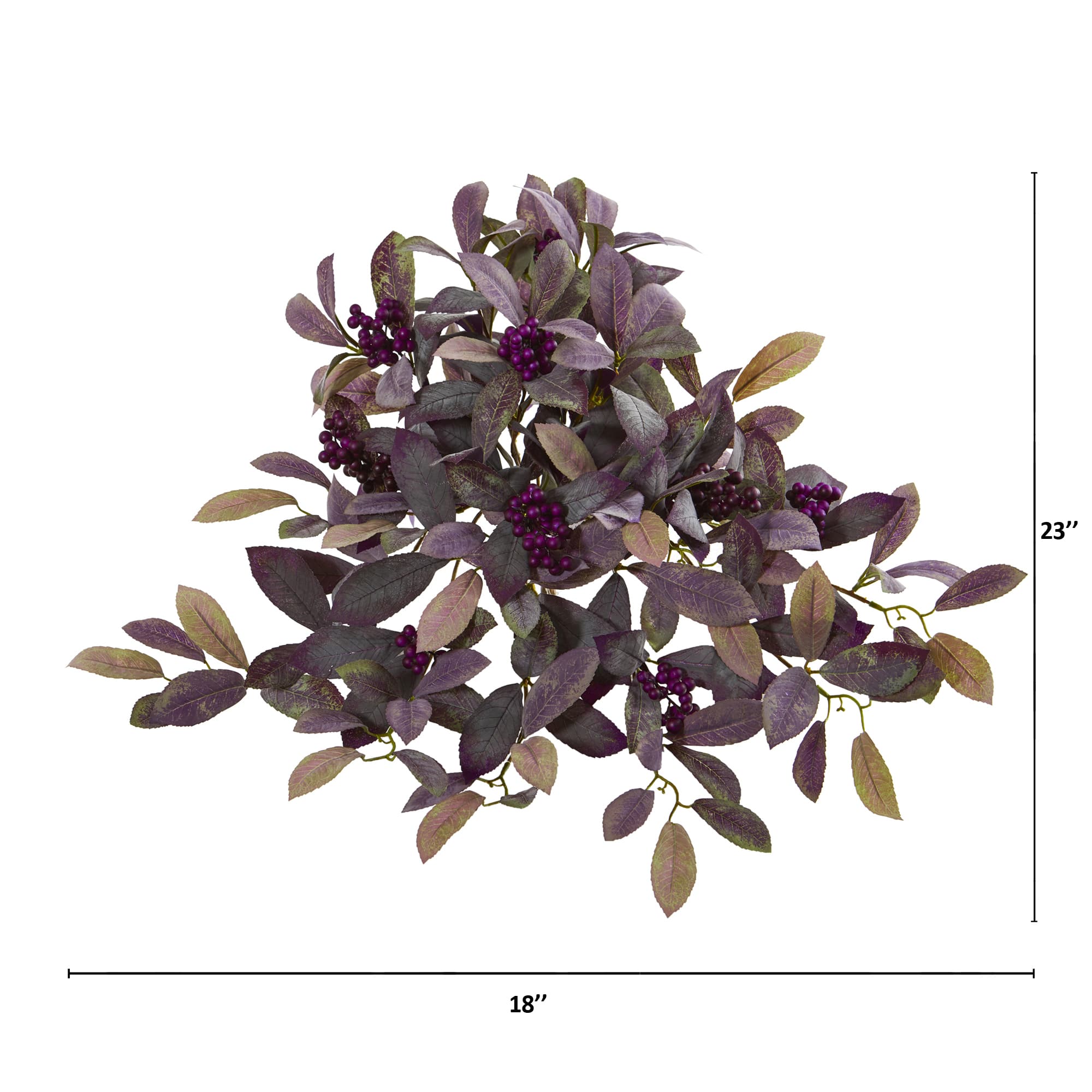 23&#x22; Fall Laurel Leaf with Berries Plant Set