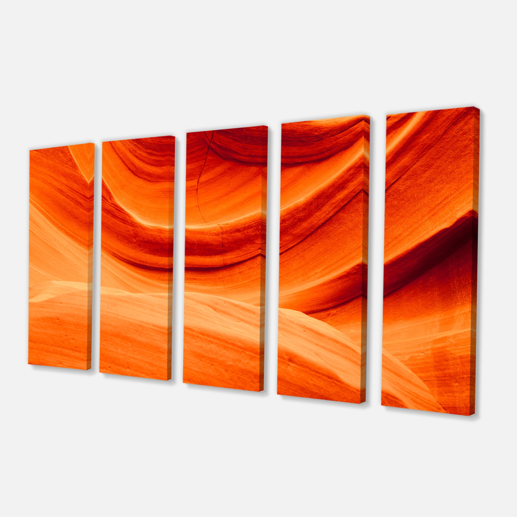 Designart - Antelope Canyon Orange Wall