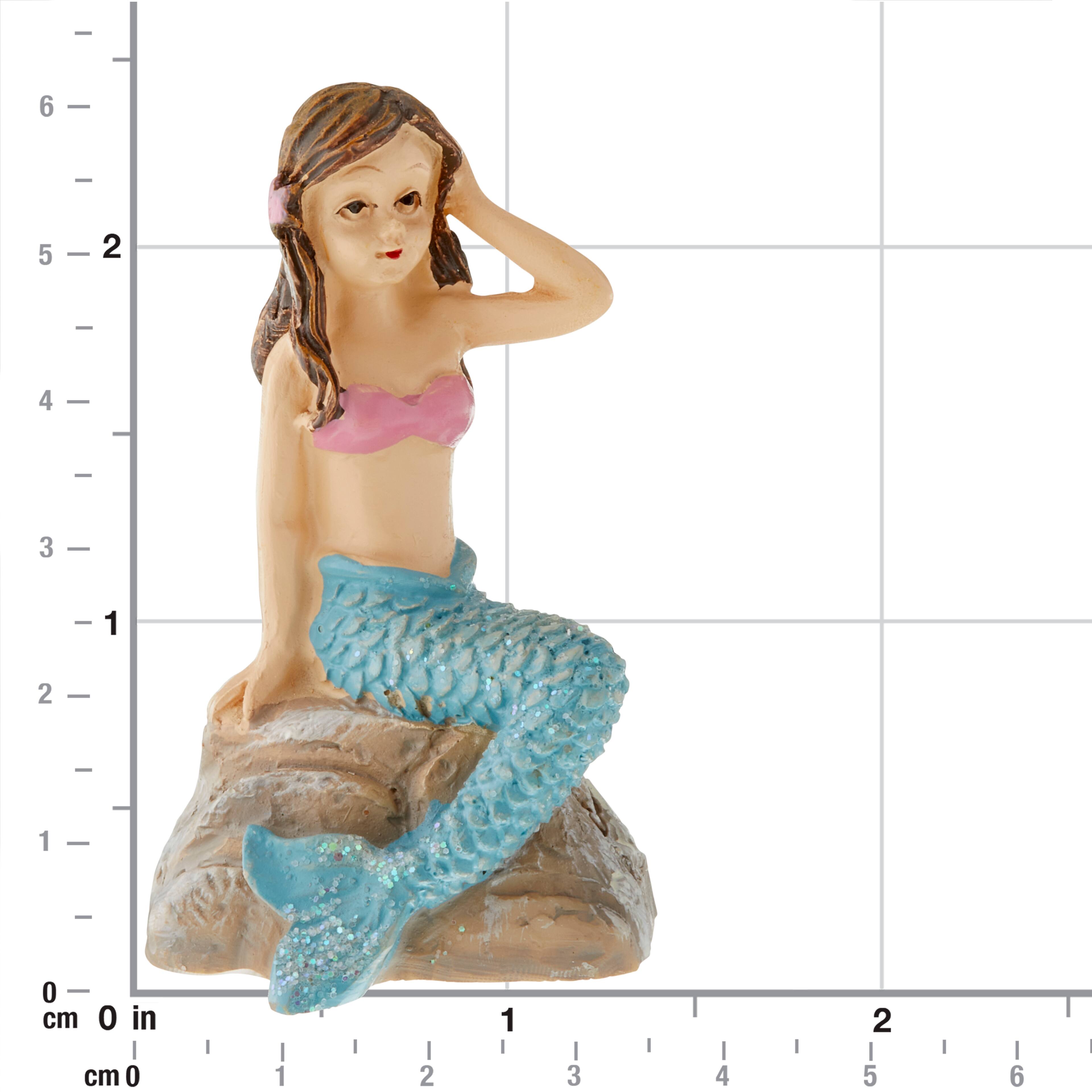 12 Pack: Mini Mermaid on a Rock by Make Market®