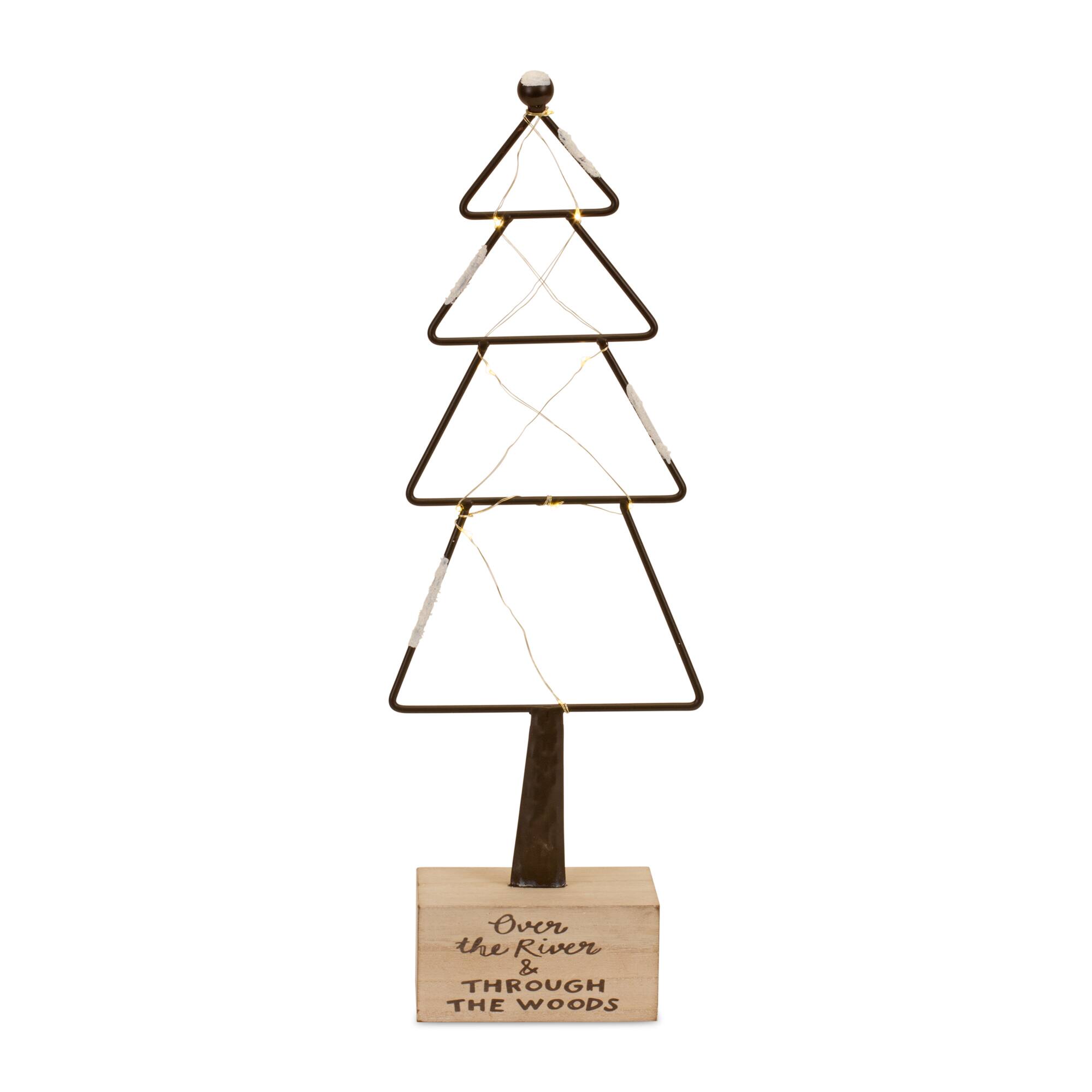 Midwest Sentiment LED Christmas Tree Set