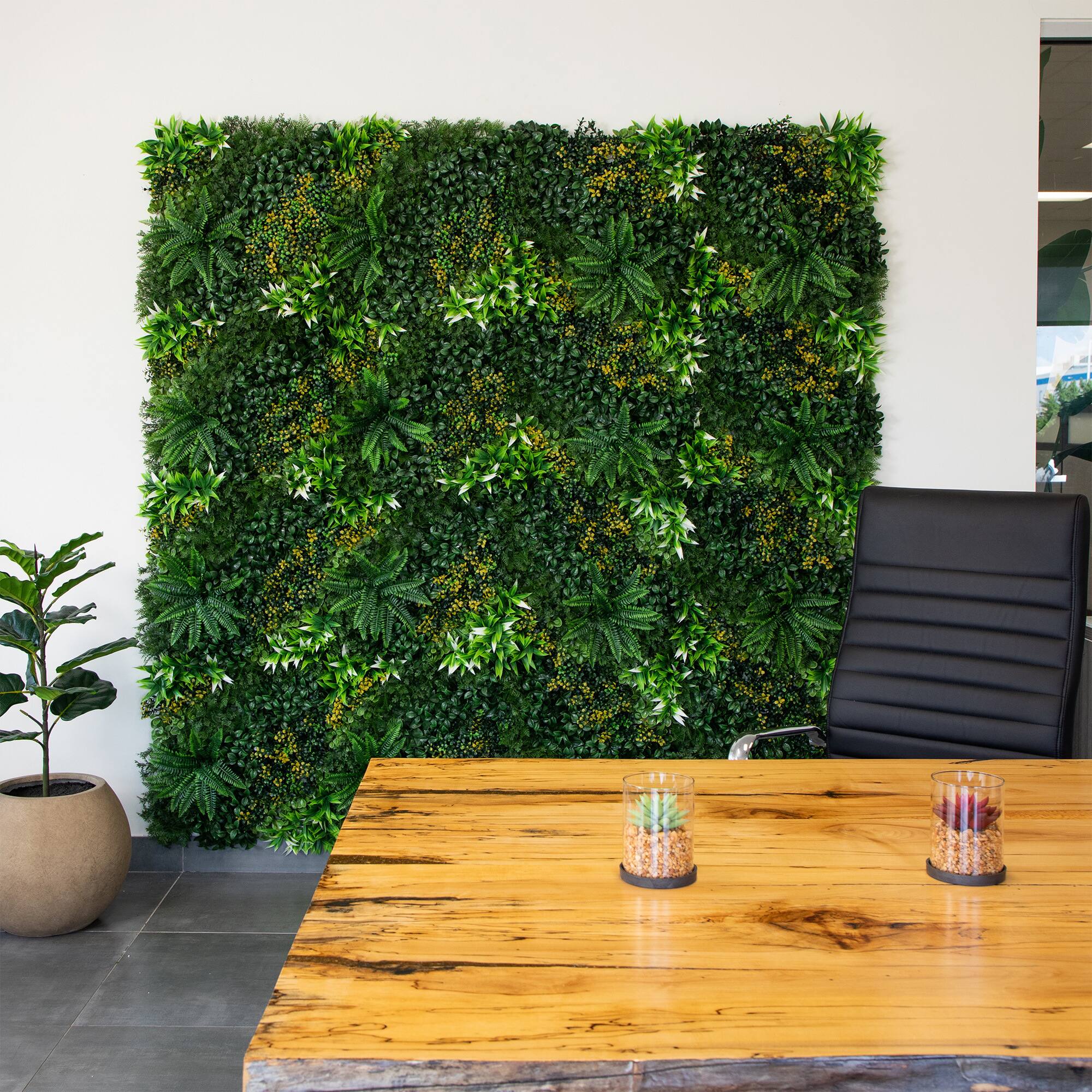 40&#x22; Hawaiian Islands Artificial Living Wall Panel