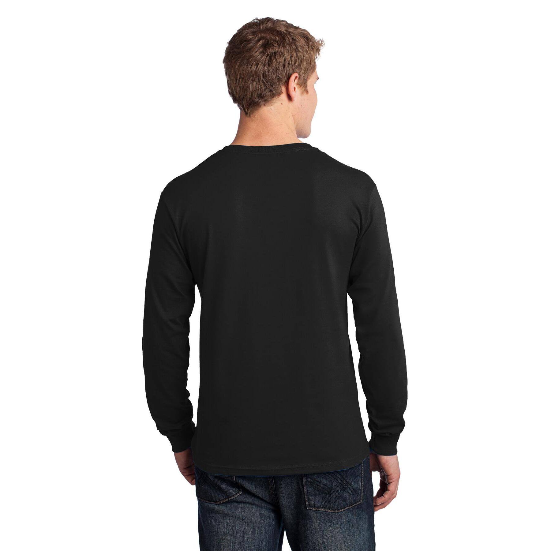 Port & Company® Core Cotton Long Sleeve Crew Neck T-Shirt