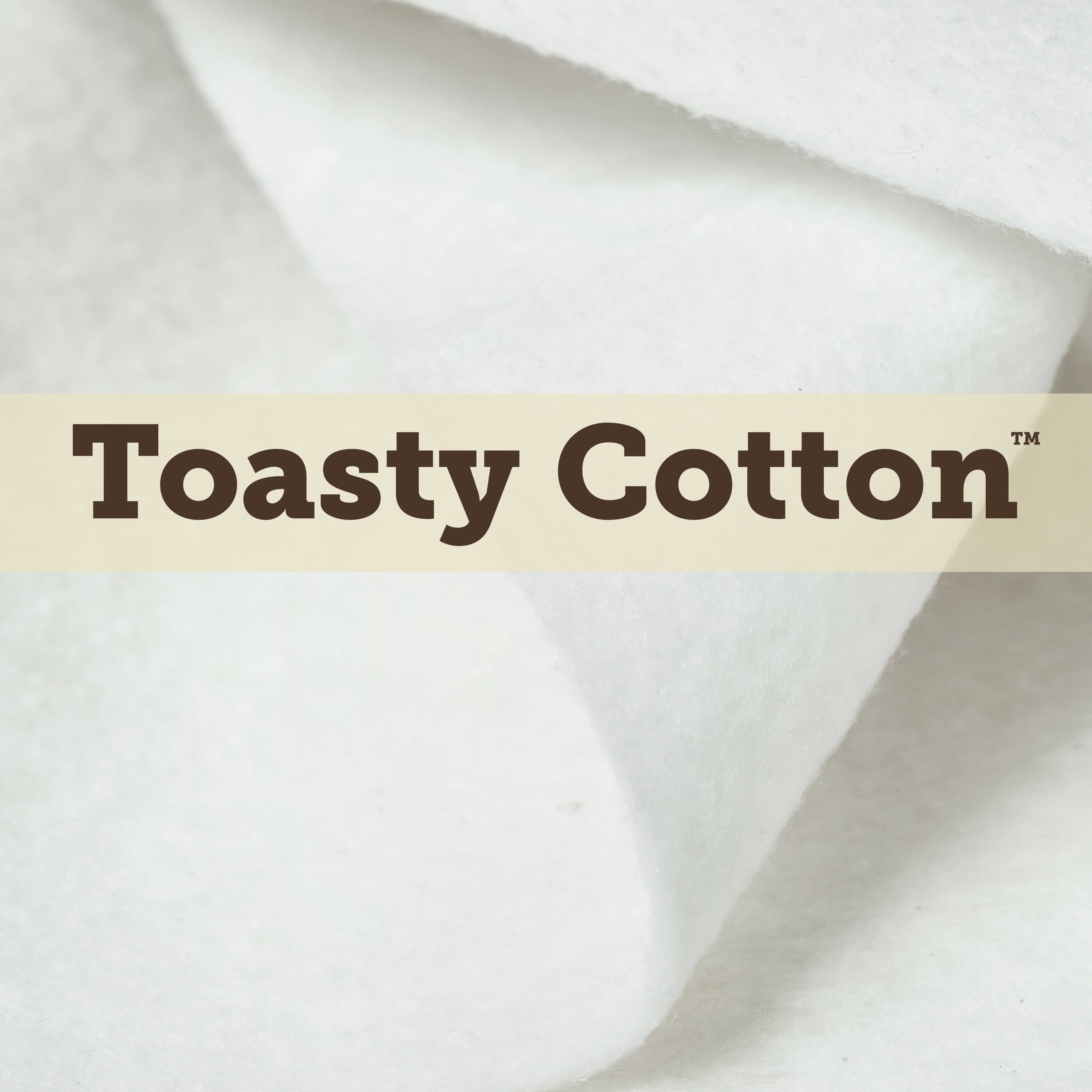 Toasty Cotton™ Natural Cotton Quilt Batting, 90" x 25yd.