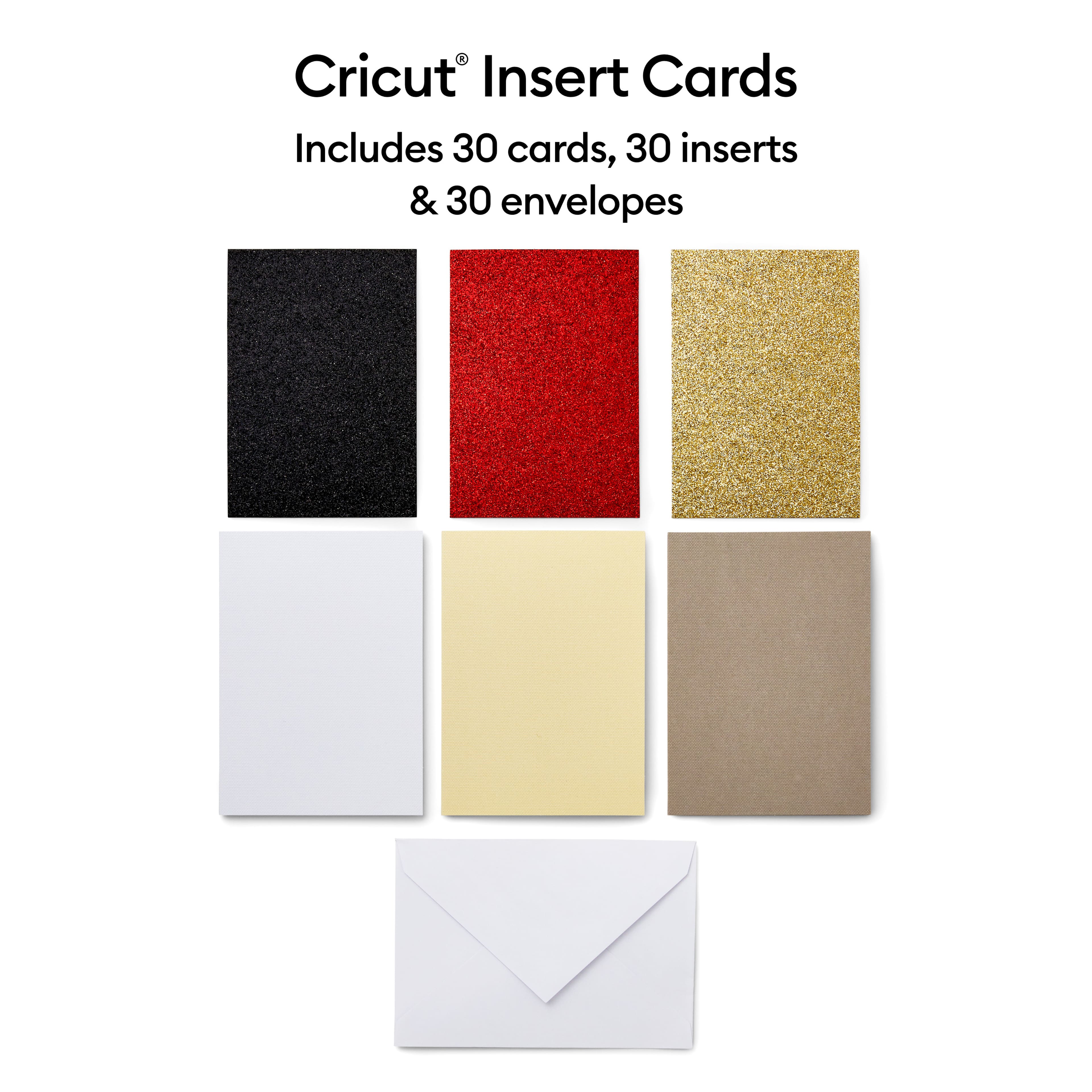 Cricut® R40 Insert Cards, Glitz and Glam Sampler