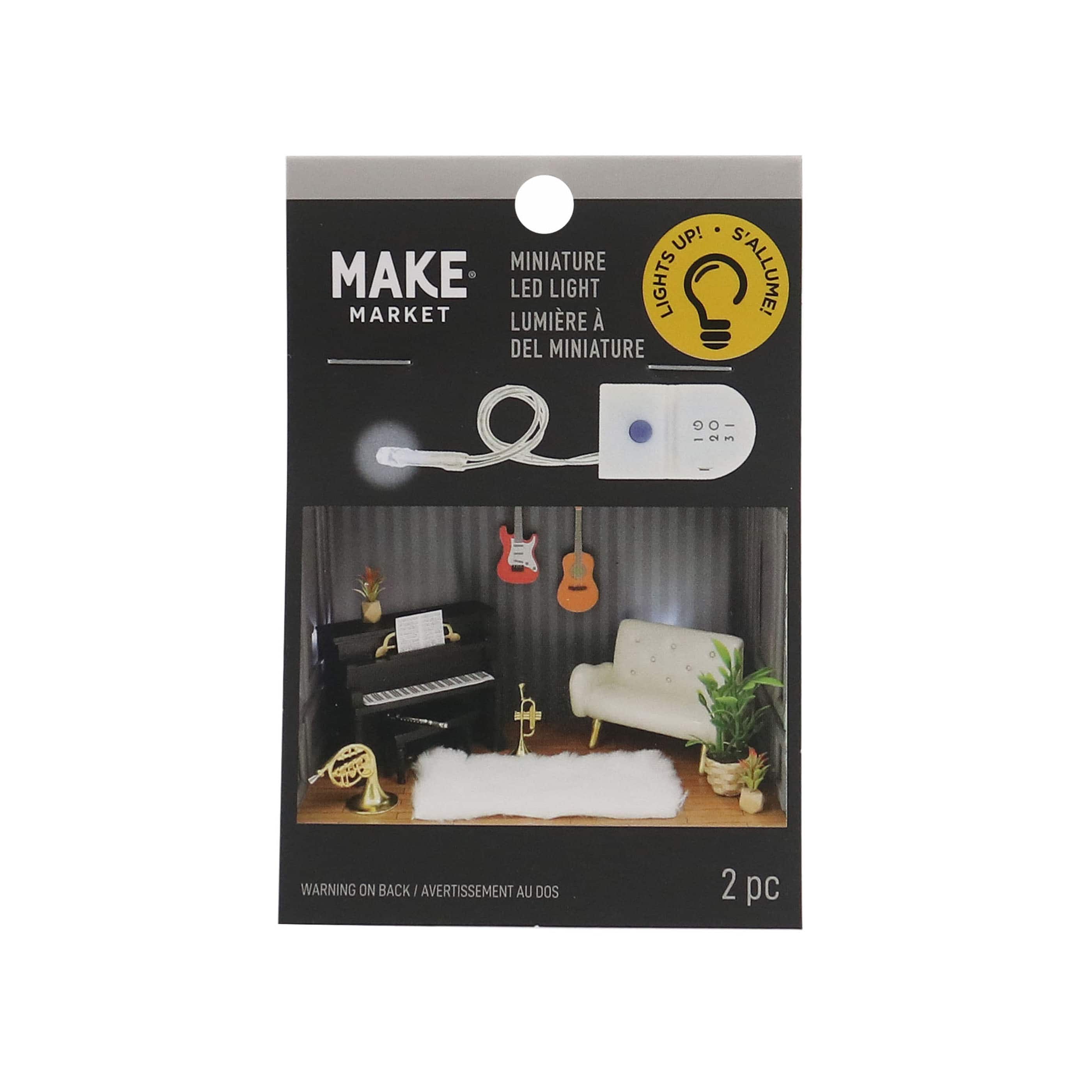Miniature LED Push Button by Make Market®