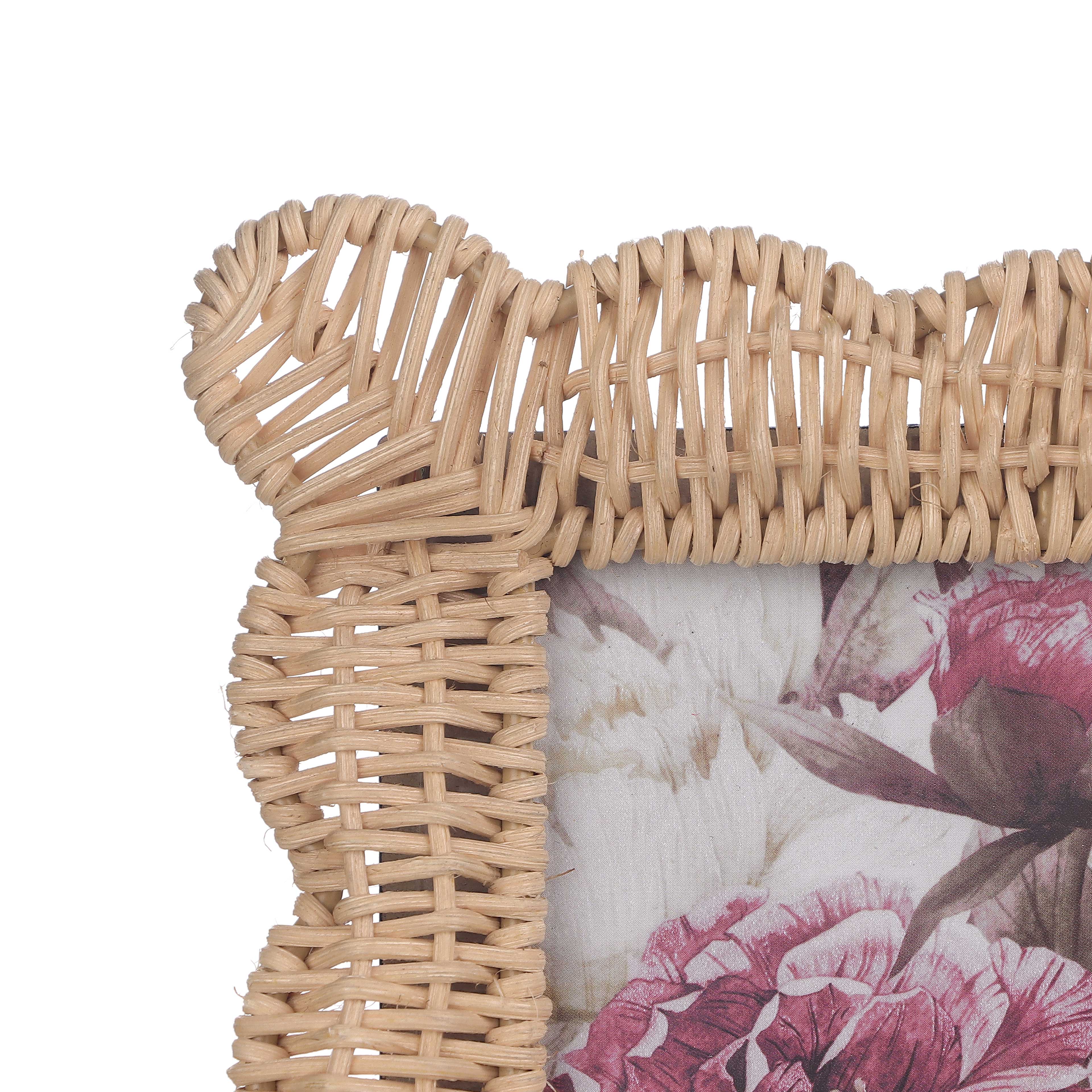 4&#x22; x 6&#x22; Wicker Photo Frame by Ashland&#xAE;
