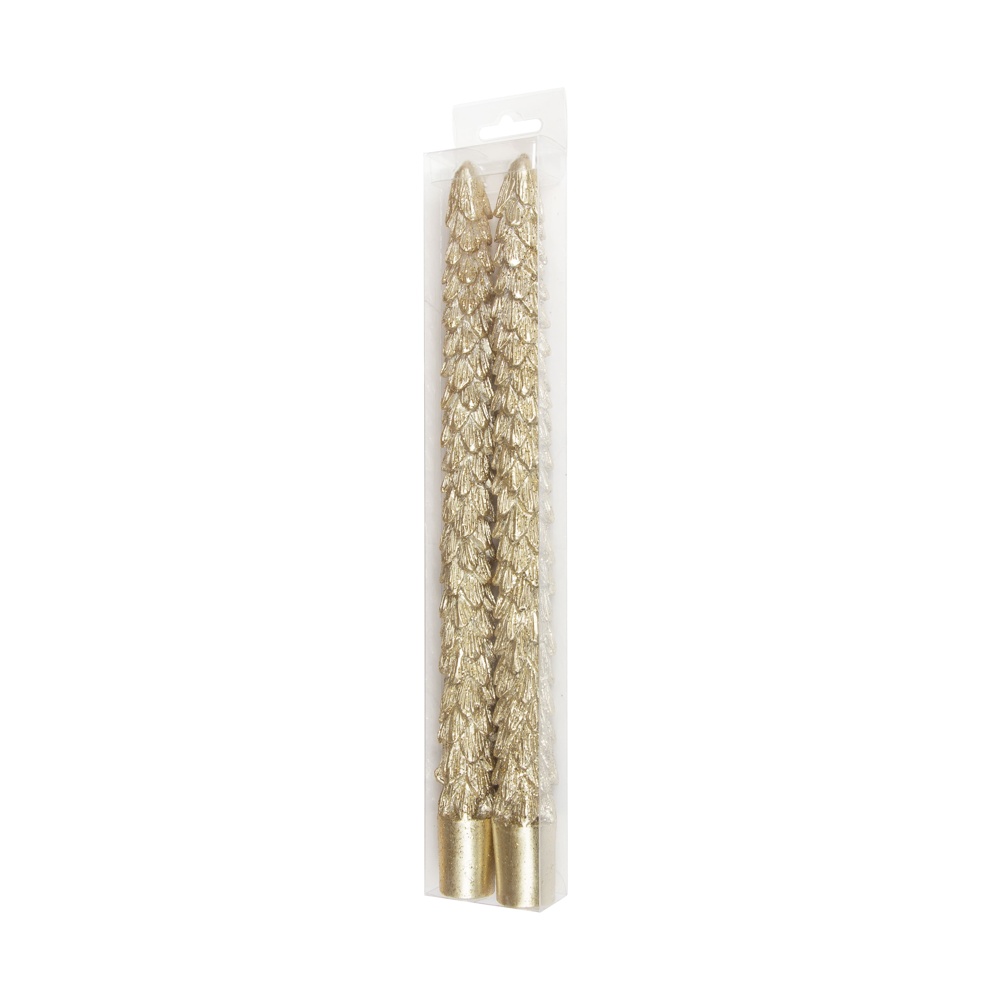 10&#x22; Gold Tree Taper Candles, 2ct. by Ashland&#xAE;