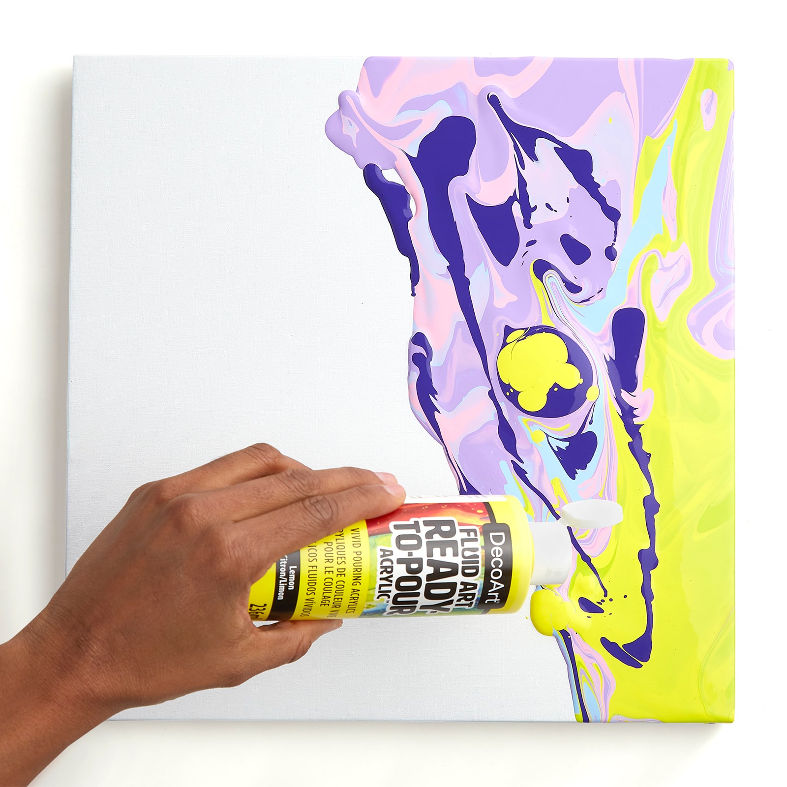 12 Pack: DecoArt® Fluid Art Ready-To-Pour Acrylic™ Paint, 8oz.