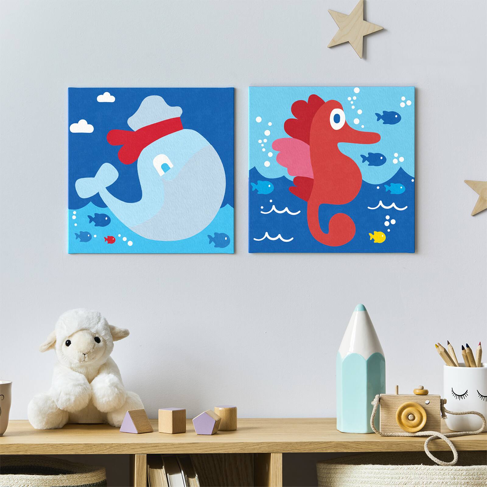 Arteza&#xAE; Kids Sea Life Paint by Numbers Kit, 35 pcs
