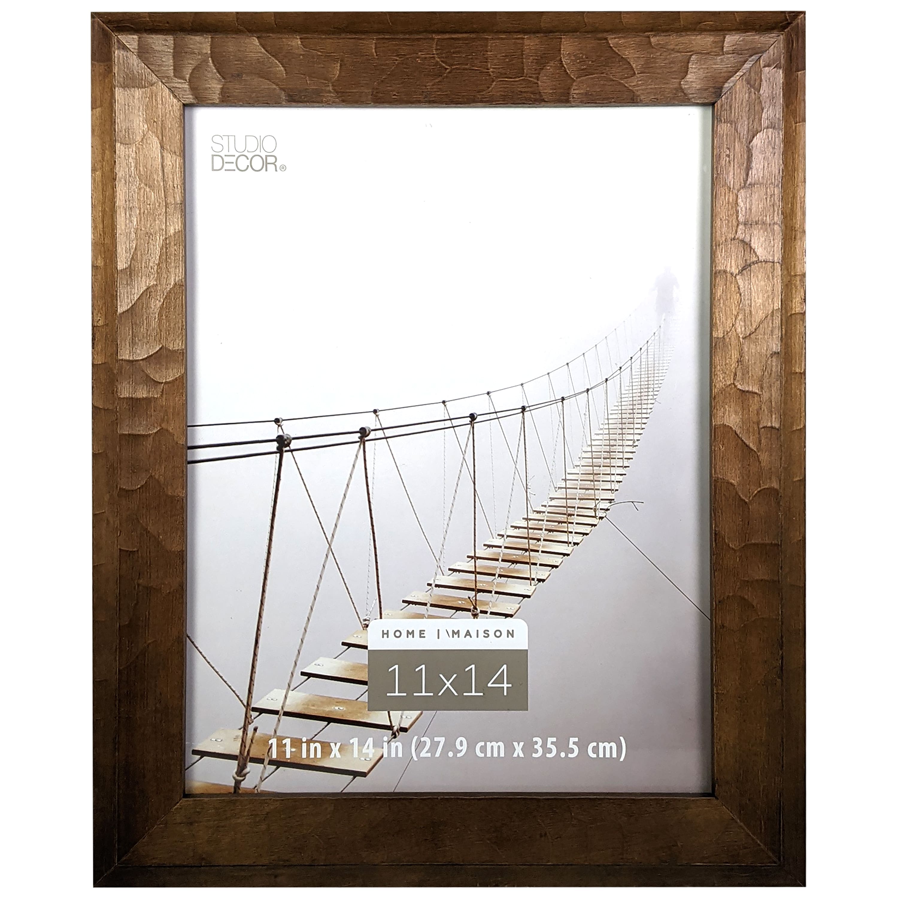 11x14 Walnut Plastic Frame with Mat