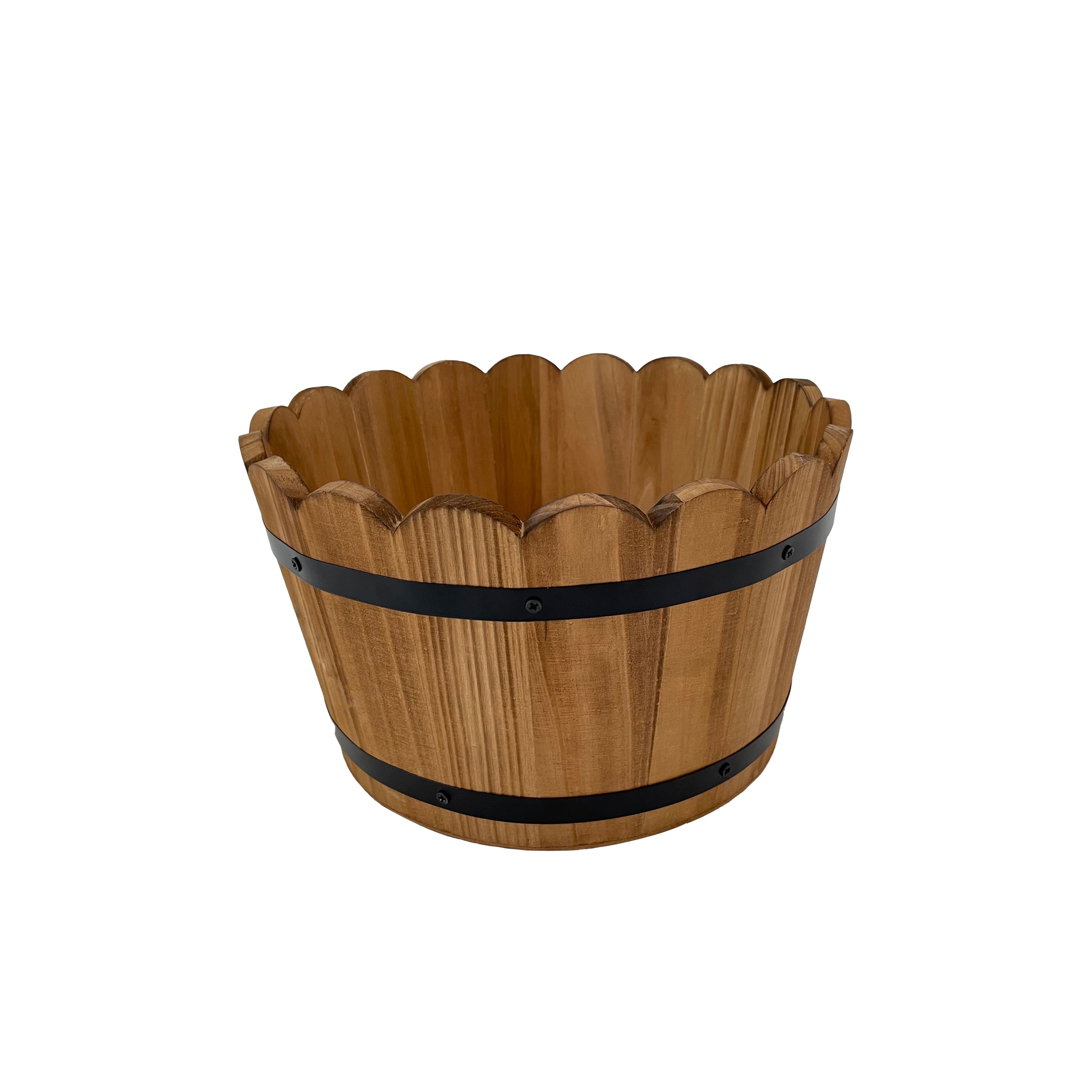 10&#x22; Wood &#x26; Metal Barrel by Ashland&#xAE;