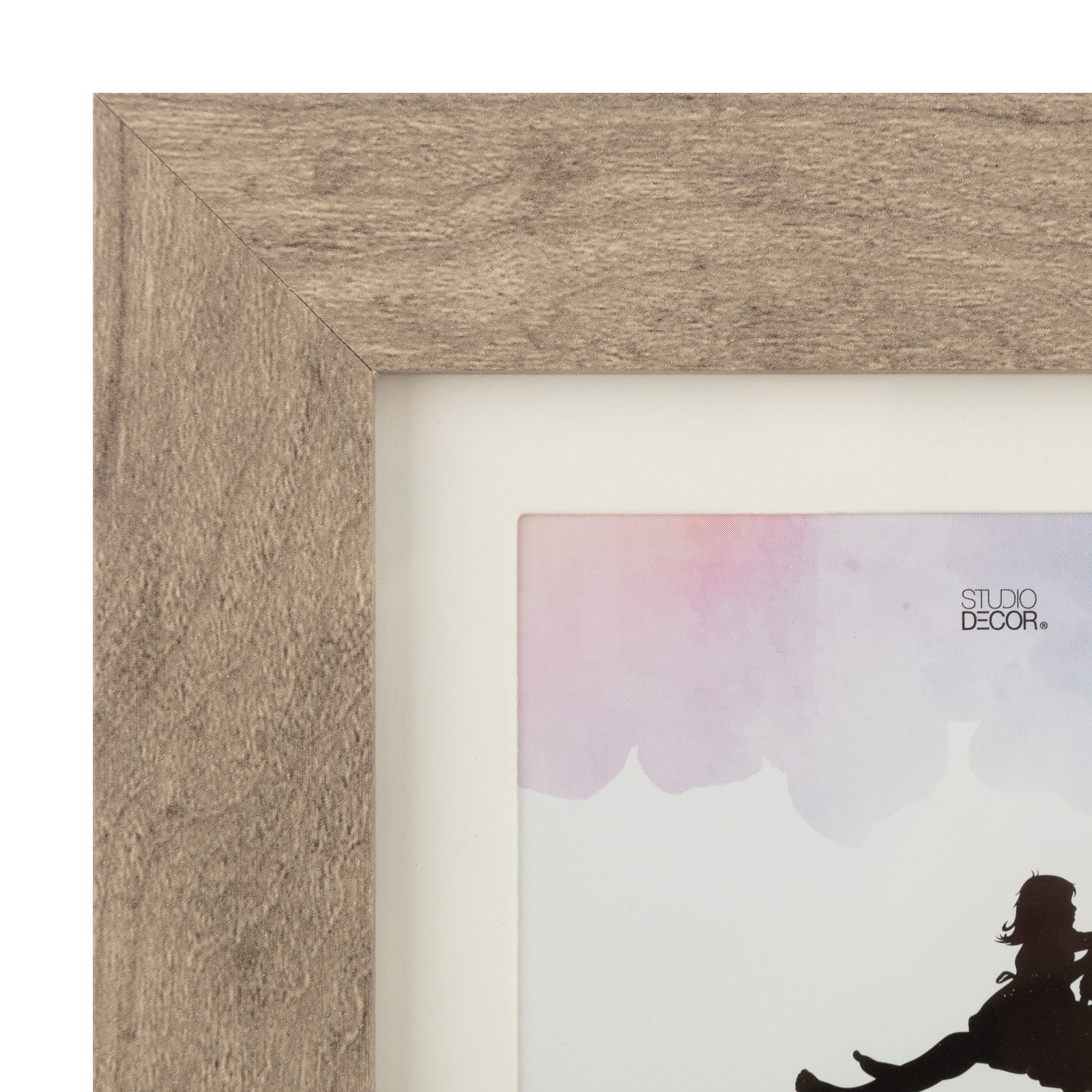 Griege Frame with Mat, Simply Essentials&#x2122; by Studio D&#xE9;cor&#xAE;
