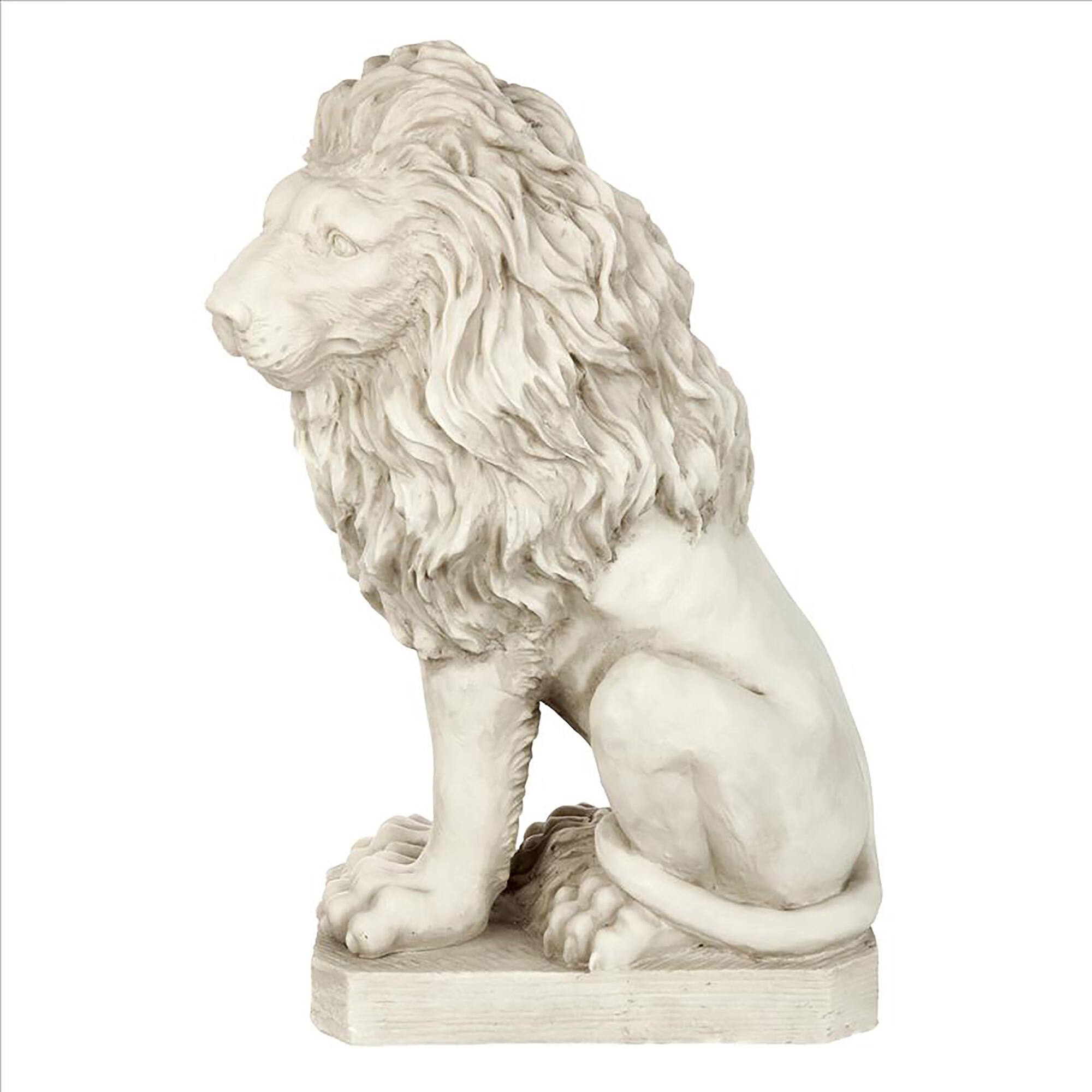 Design Toscano 21&#x22; Mansfield Manor Lion Sentinel Statue
