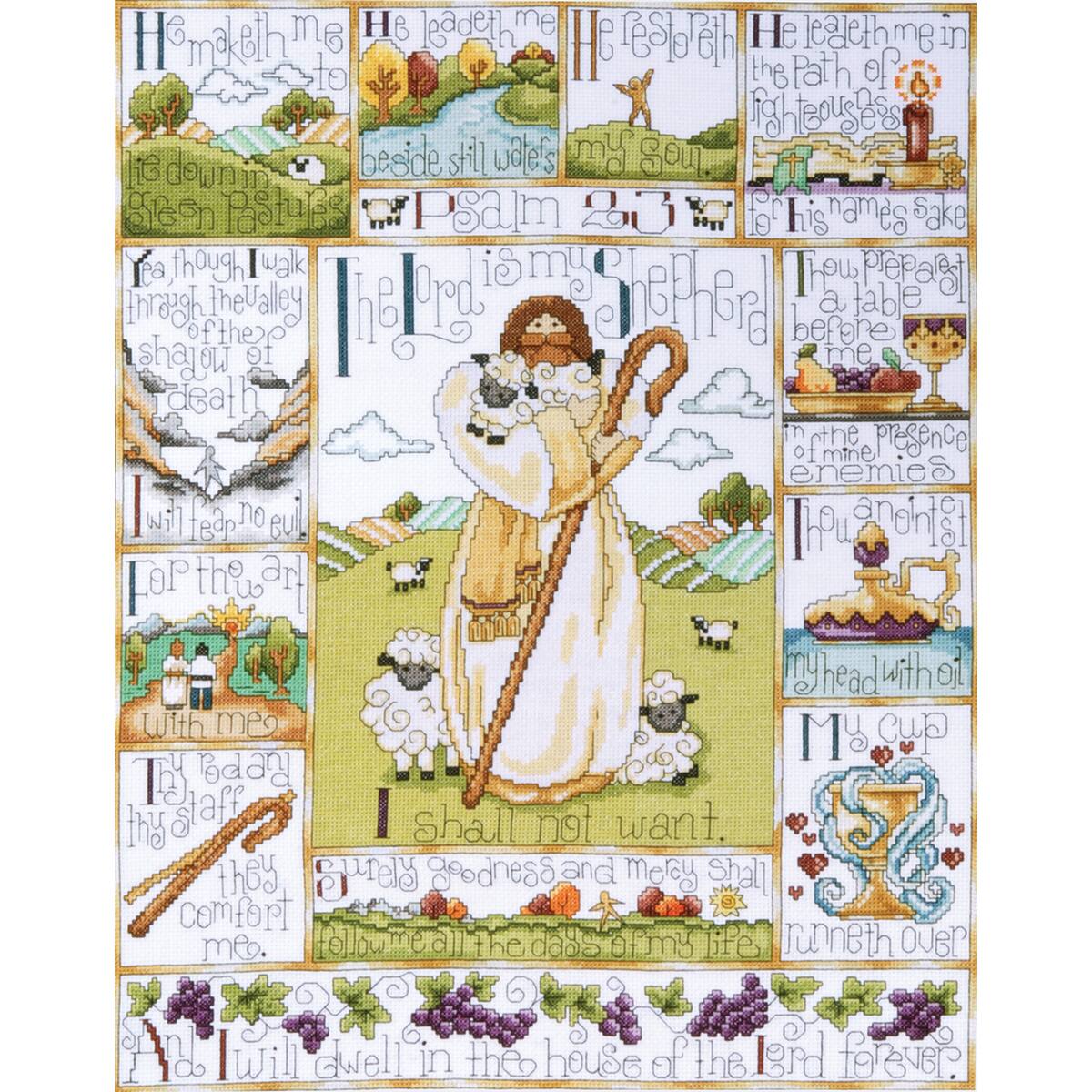 Design Works™ 23rd Psalm Counted Cross Stitch Kit
