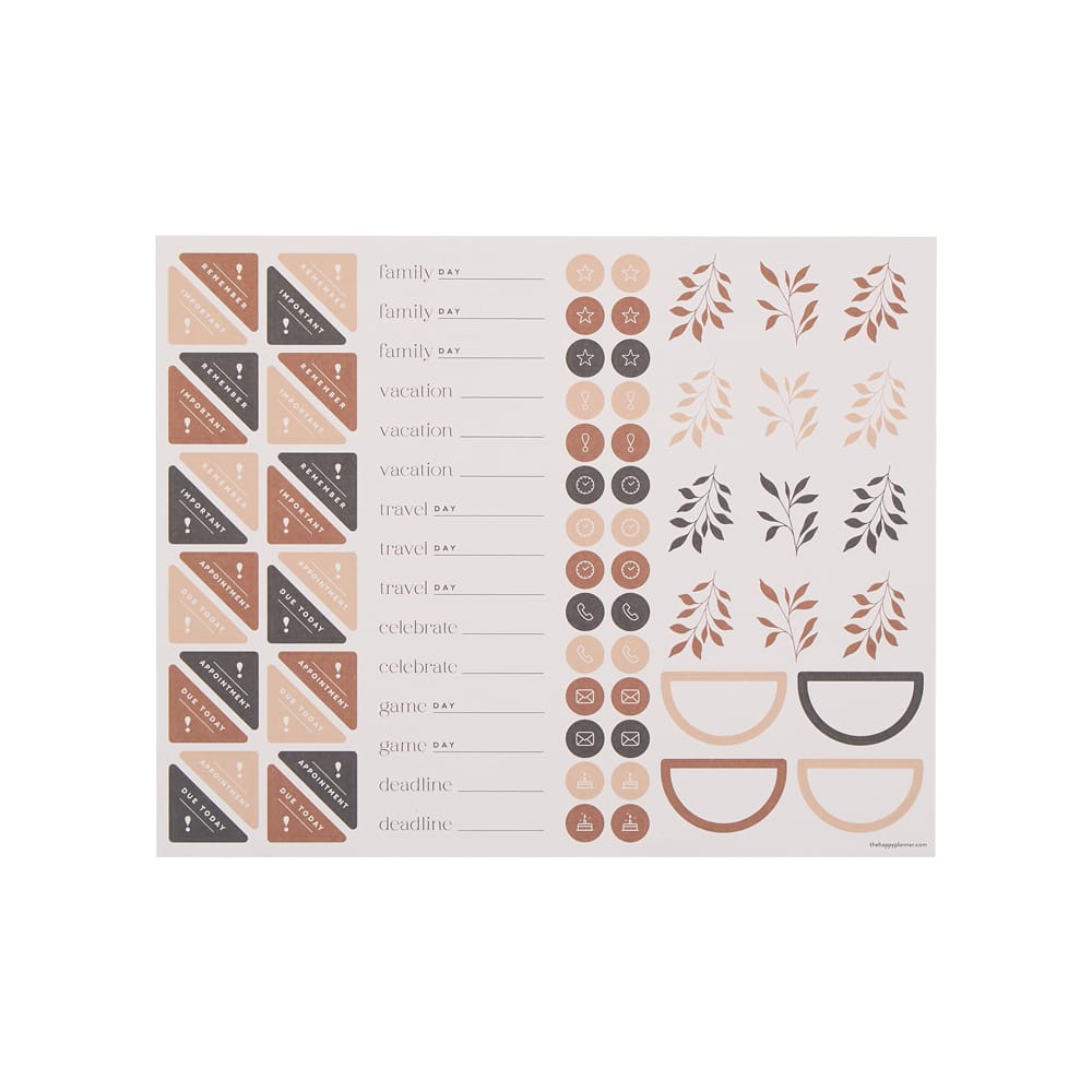 The Happy Planner&#xAE; Modern Charm Small Desk Calendar