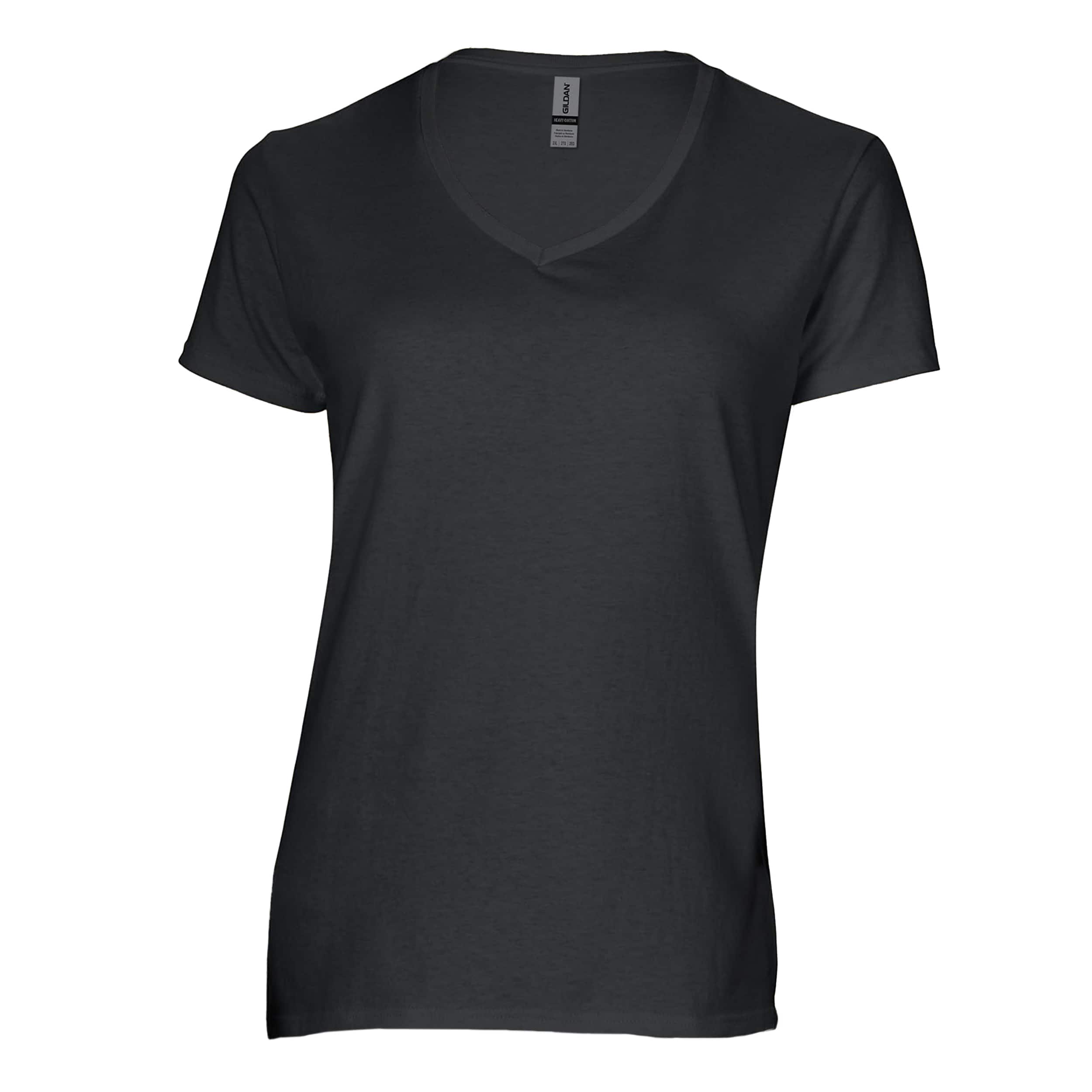 12 Pack: Gildan&#xAE; Short Sleeve Ladies&#x27; V-Neck T-Shirt