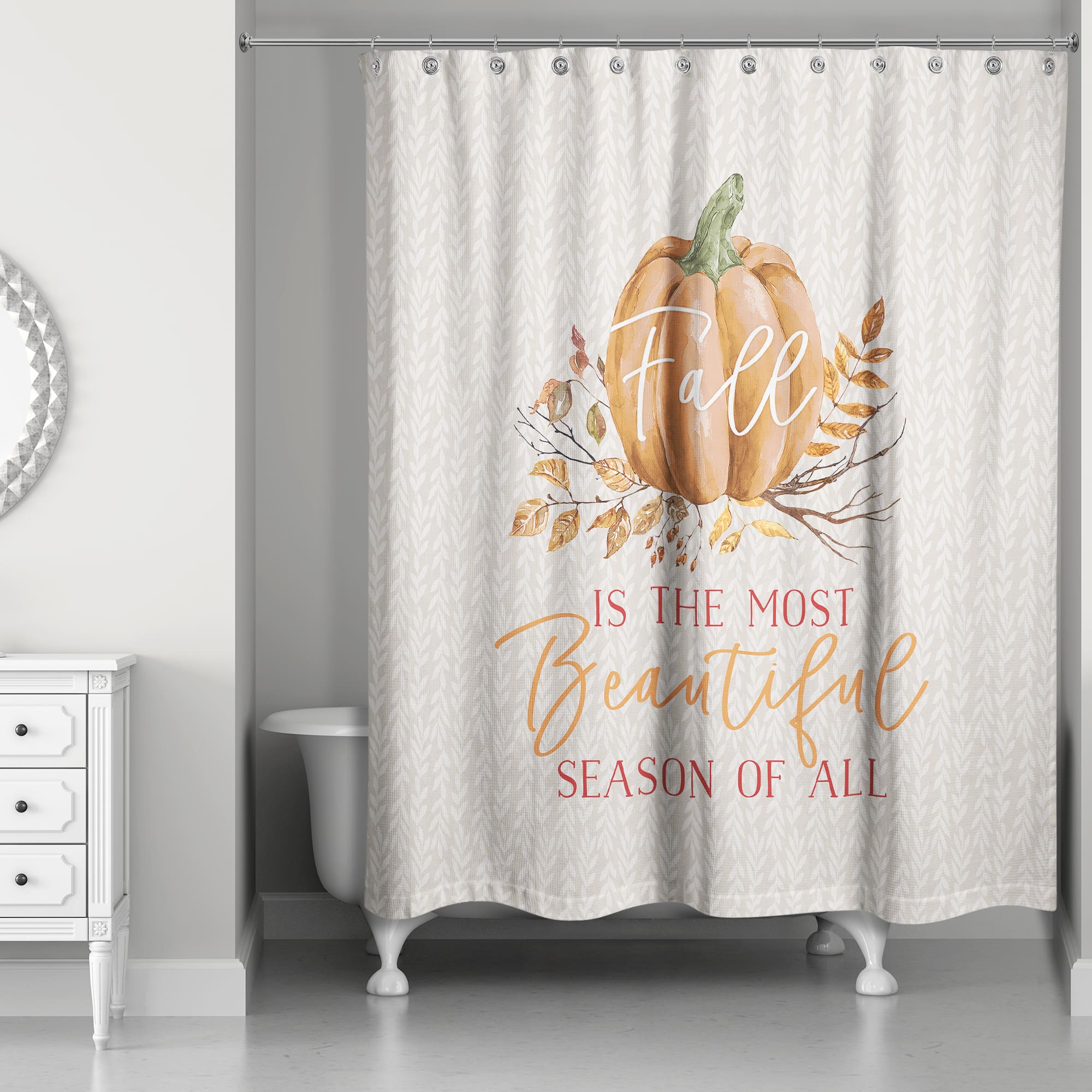 Fall Is Beautiful Shower Curtain