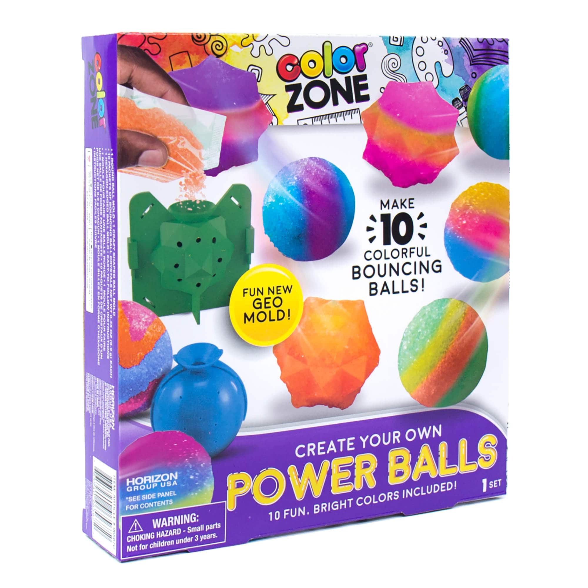 12 Pack: Color Zone&#xAE; Create Your Own Power Balls