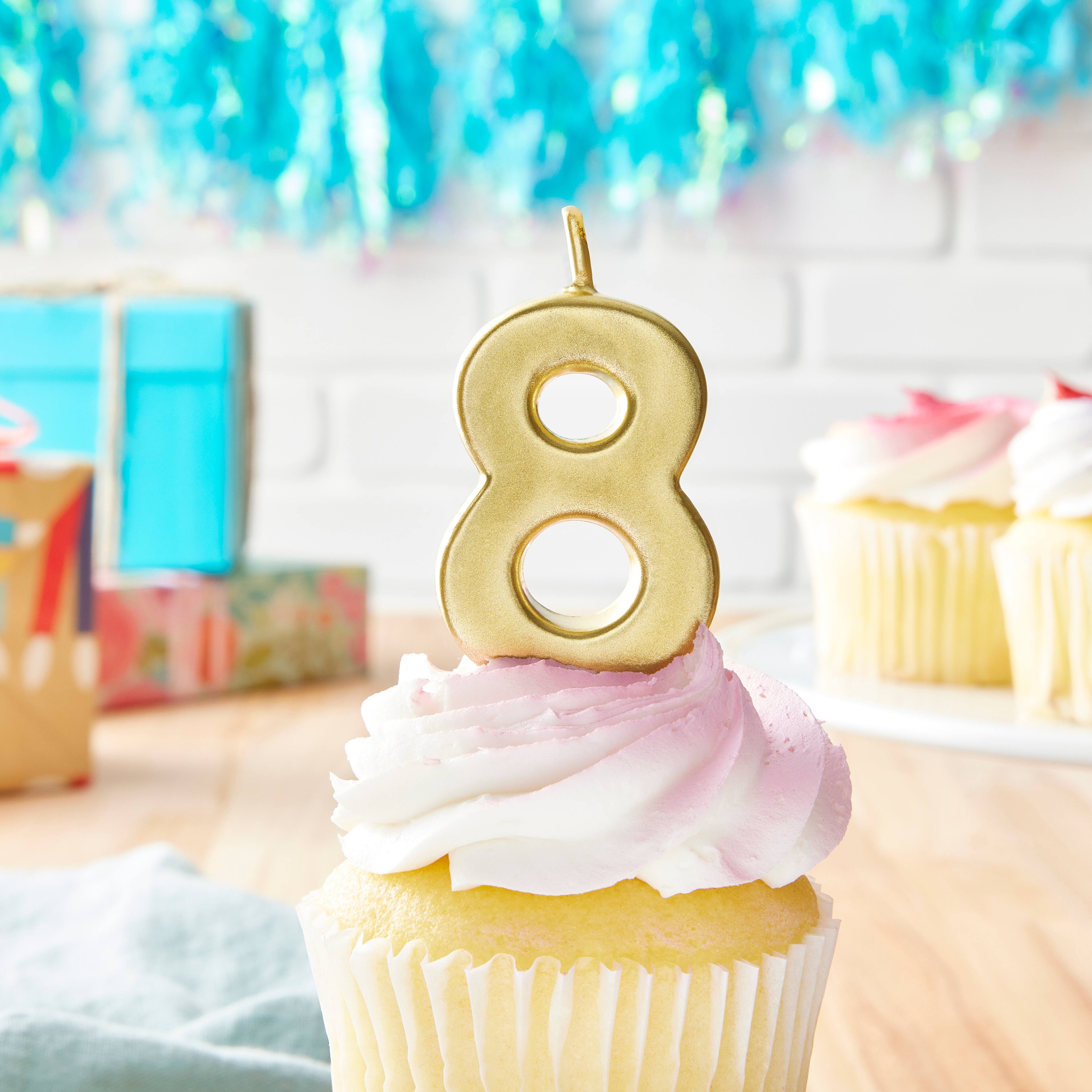 12 Pack: Gold Number Candle by Celebrate It&#xAE;