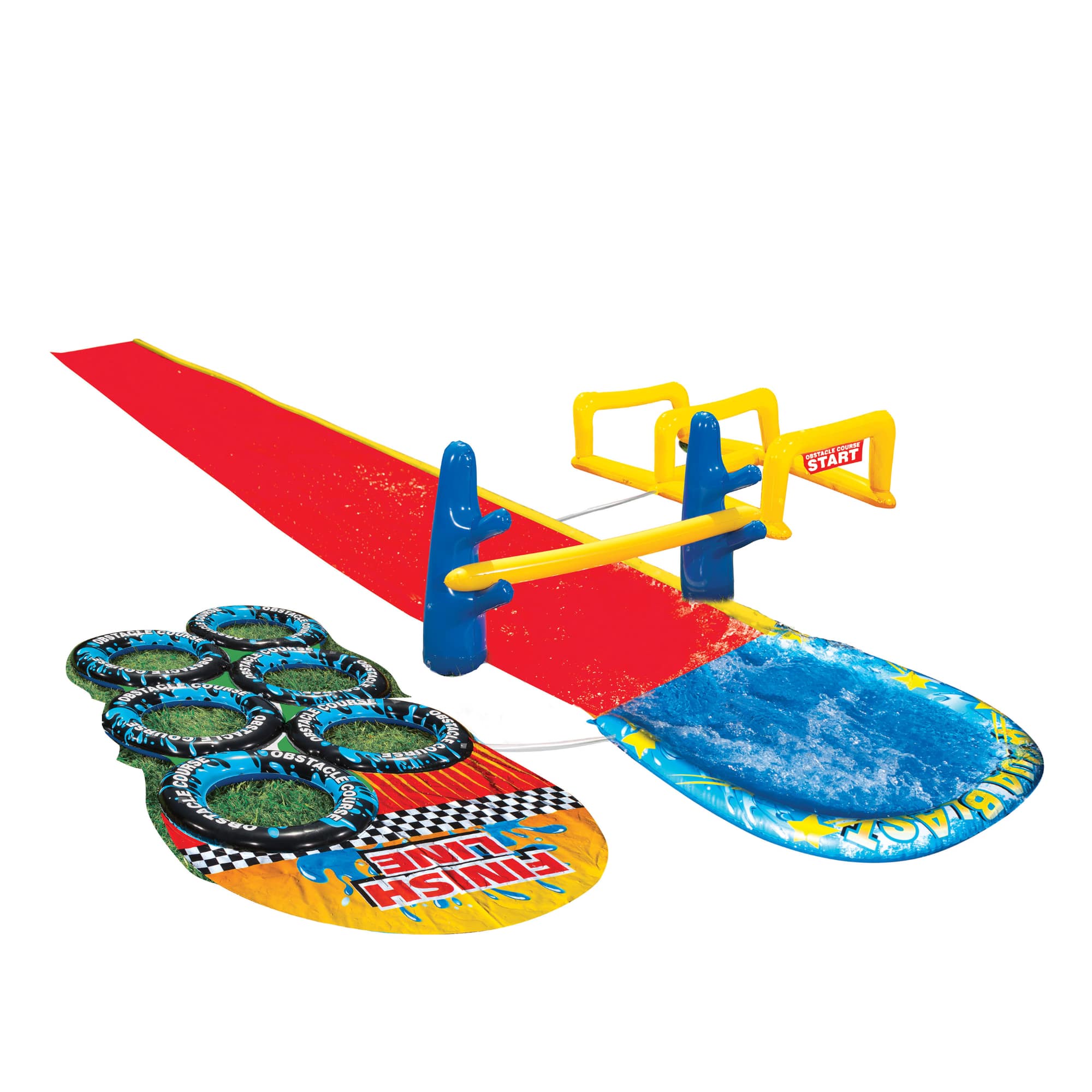 Banzai® Aqua Blast Obstacle Course™ 16ft. Slide Michaels