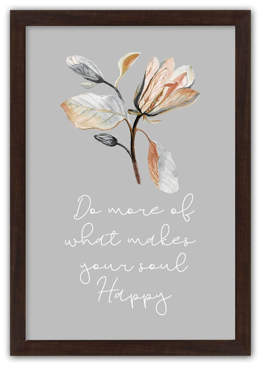 Makes Your Soul Happy Fall Print in Black Frame By Designs Direct | Michaels®