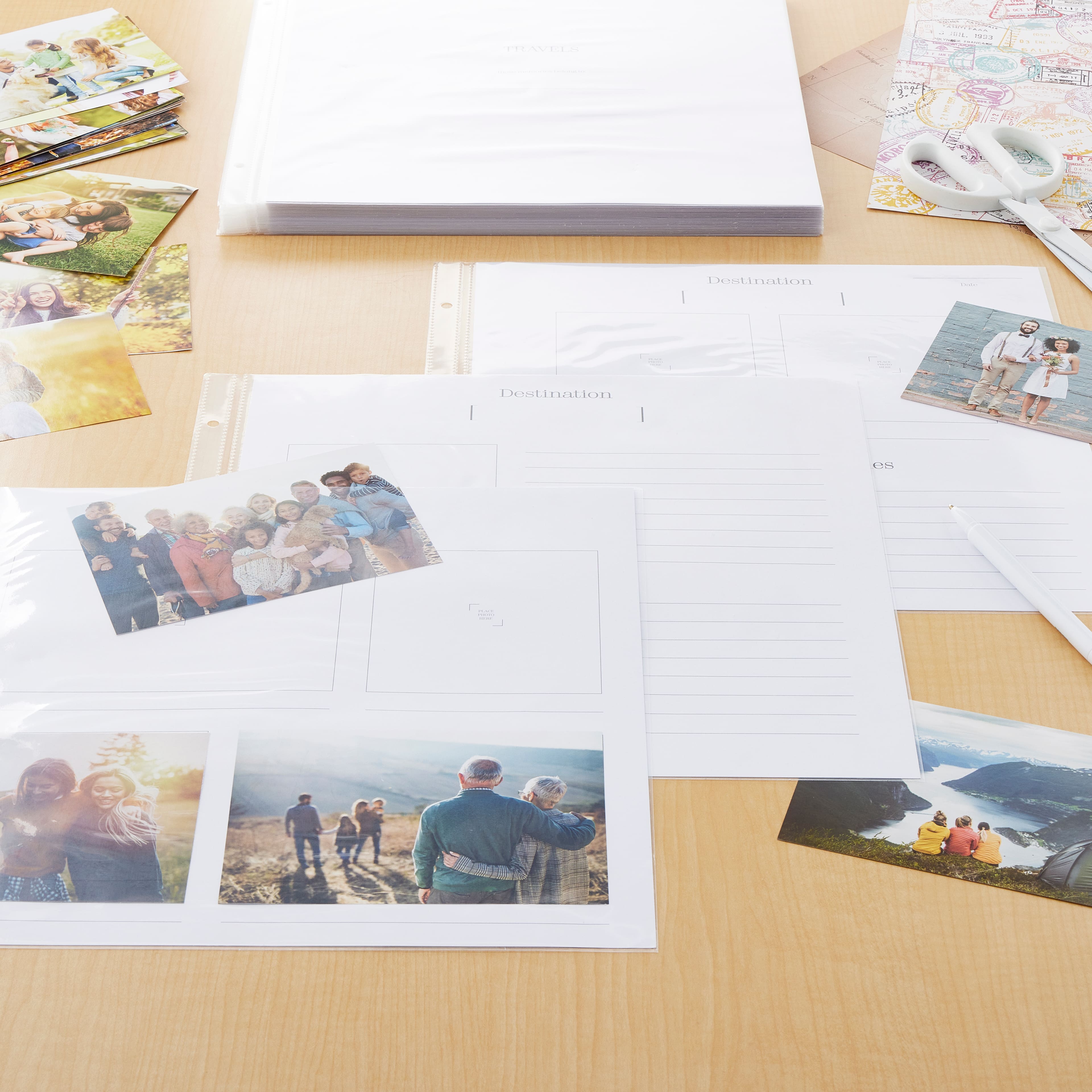 12&#x22; x 12&#x22; Travel Memories Guided Scrapbook Layouts by Recollections&#x2122;