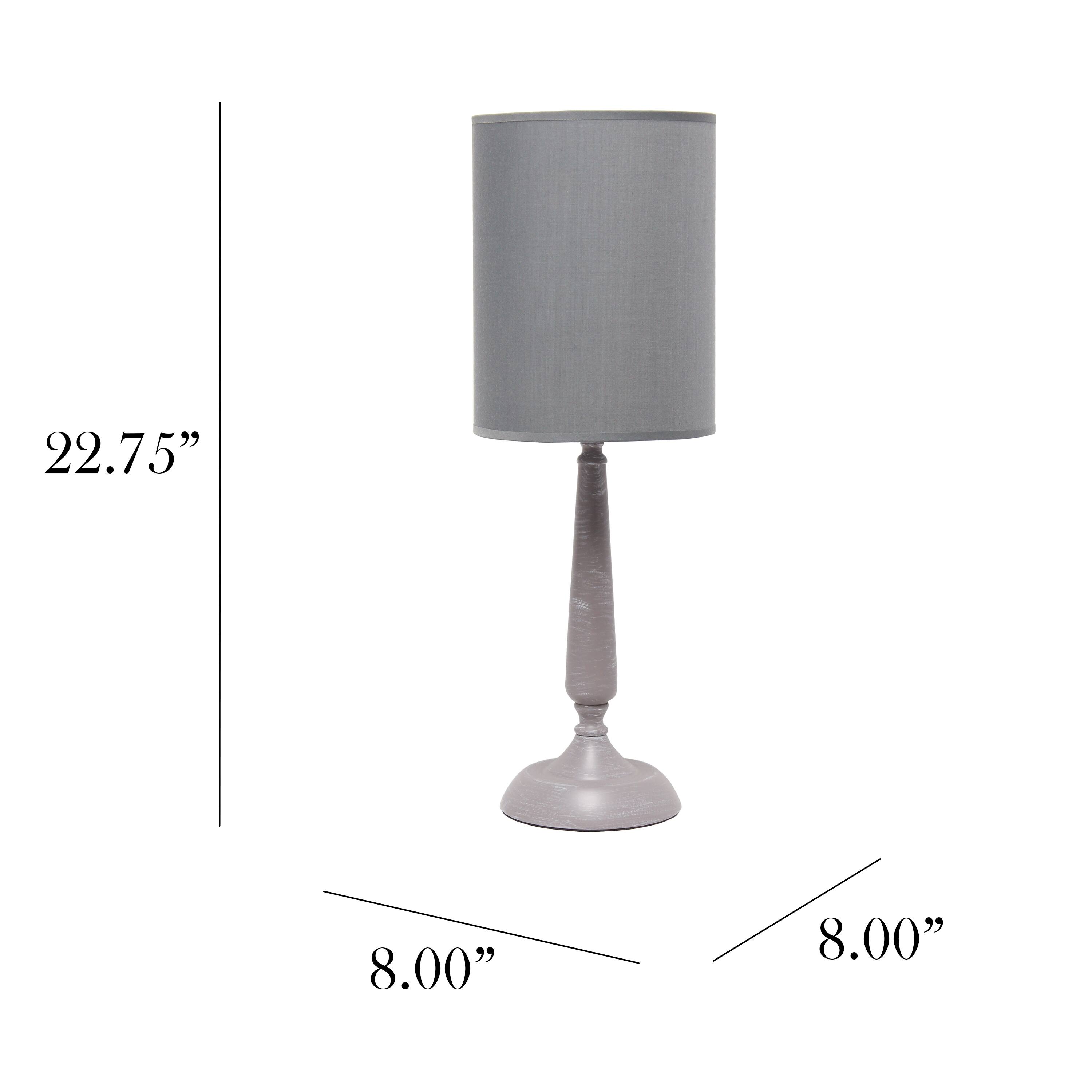 Simple Designs 23&#x22; Traditional Candlestick Table Lamp