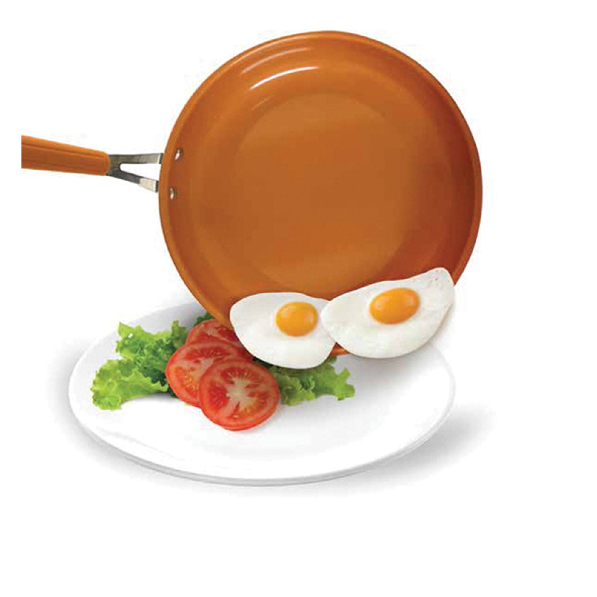 Starfrit 11&#x22; Orange Eco Copper Fry Pan