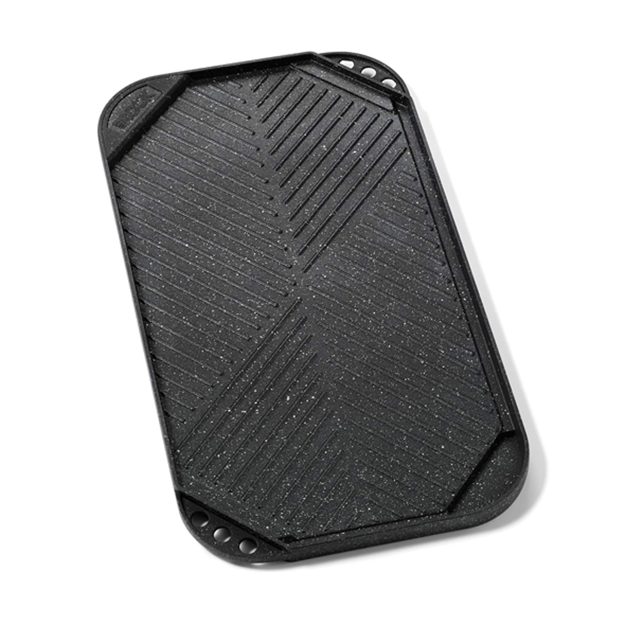 THE ROCK by Starfrit 10.6&#x22; x 19.5&#x22; Reversible Grill Griddle