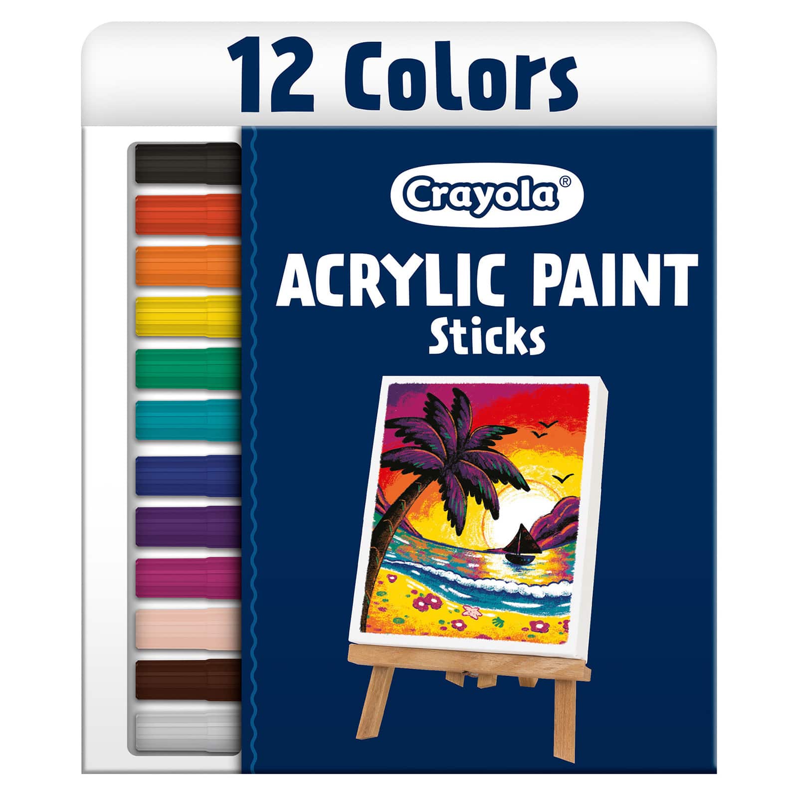 Crayola® Acrylic Paint Doodle Sticks, 2 Packs of 12