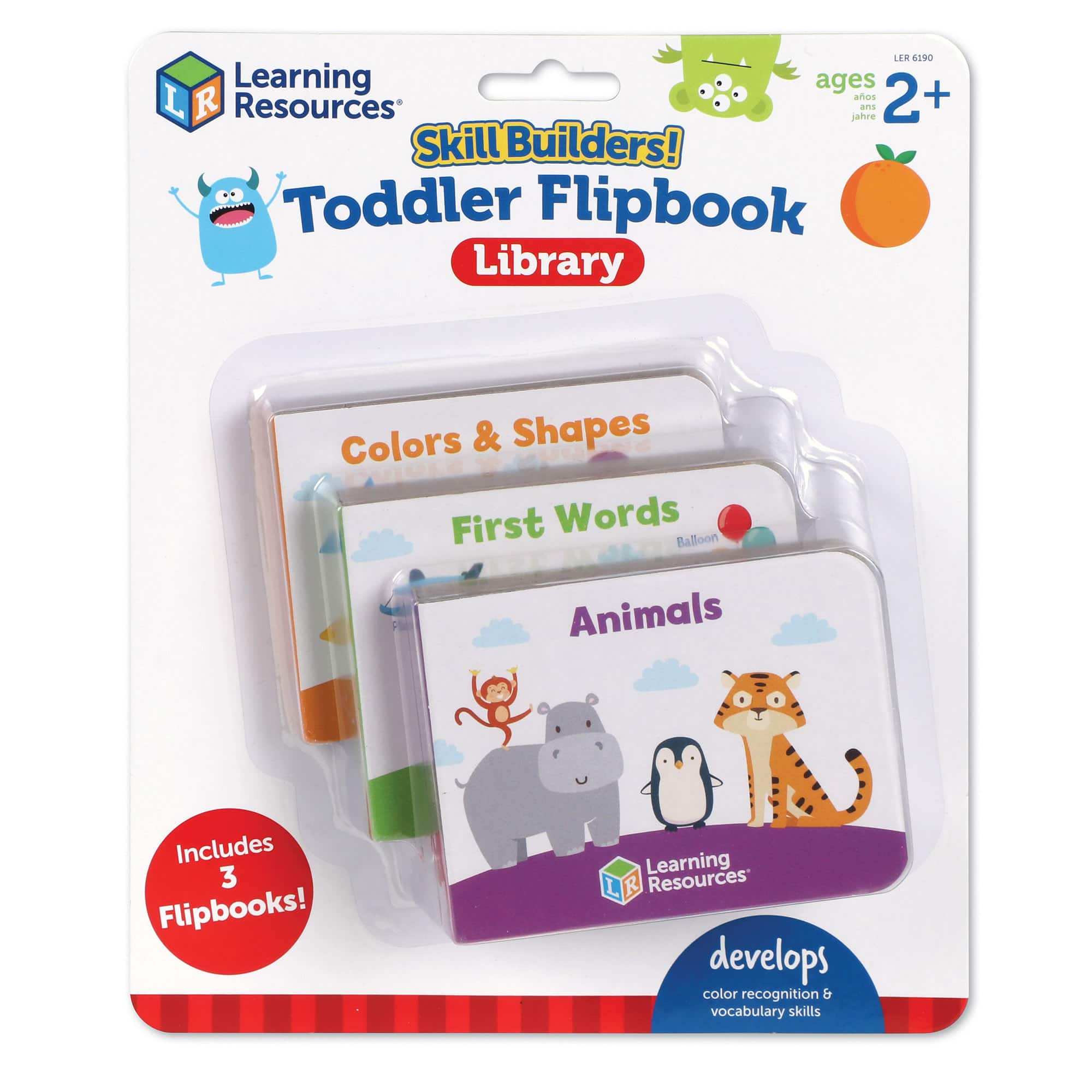 Learning Resources Skill Builders! Toddler Flipbook Library