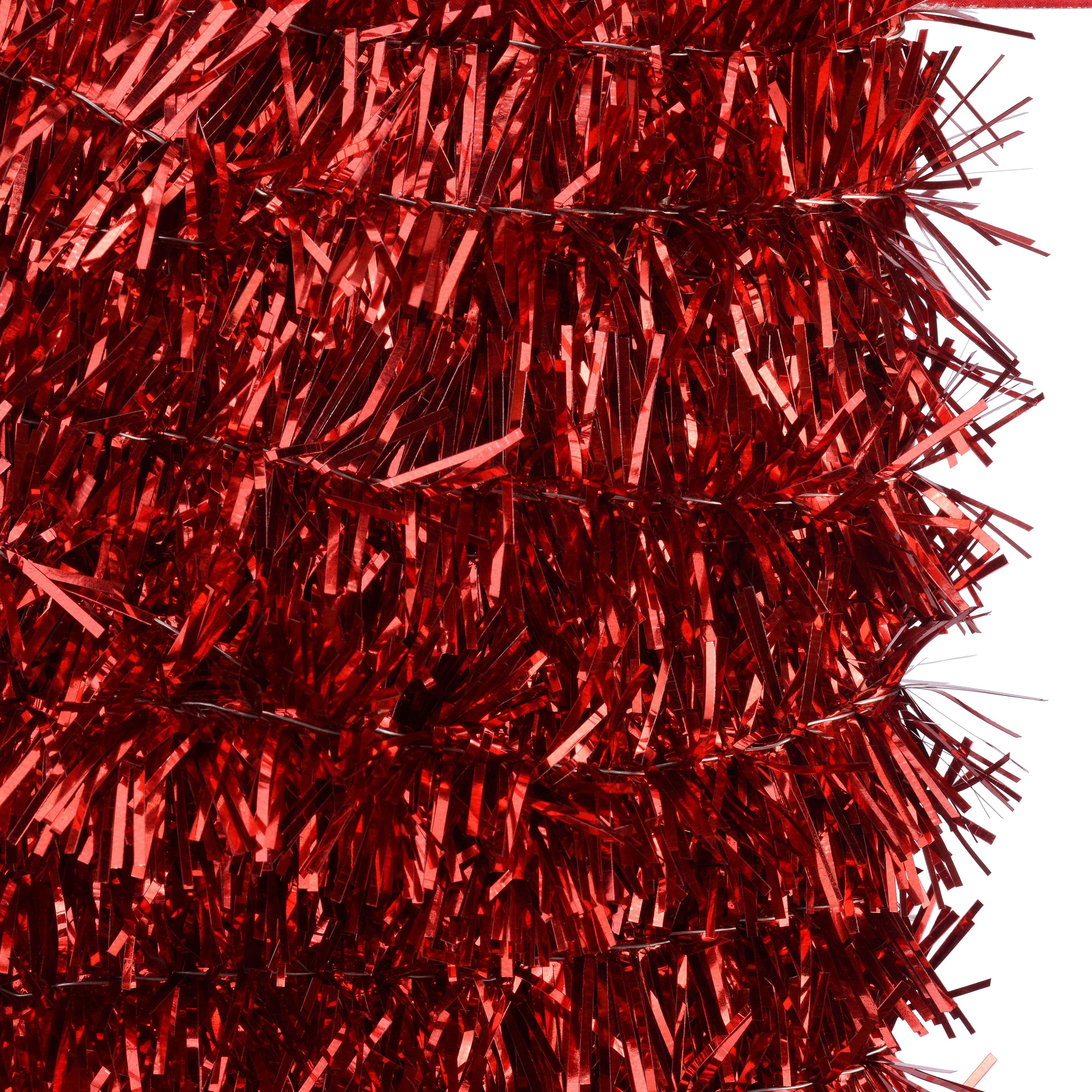 8ft. Mini Red Tinsel Decoration by Ashland&#xAE;