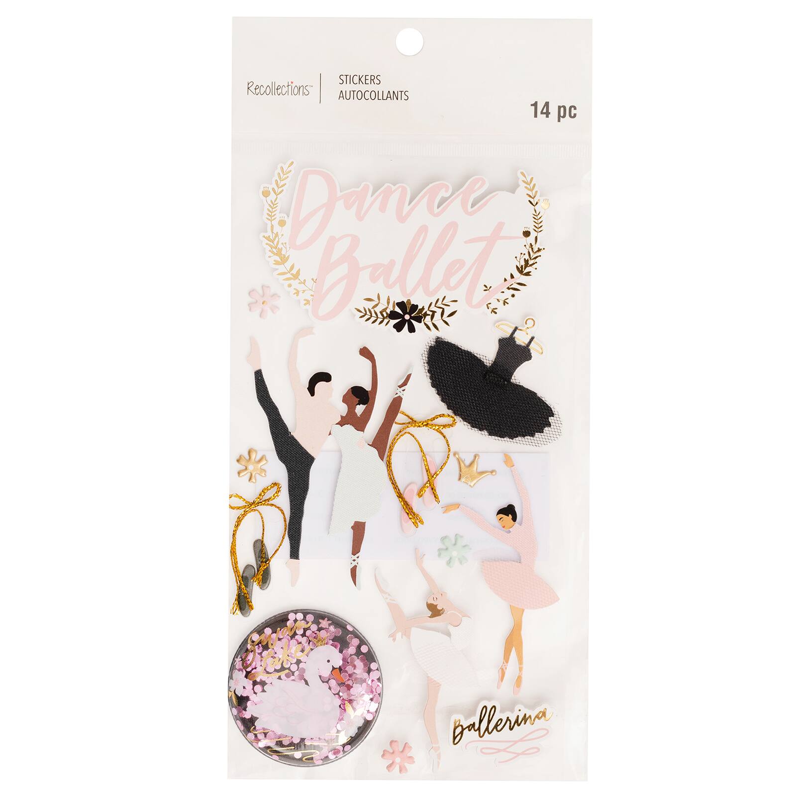 12 Pack: Ballet Dimensional Stickers by Recollections™