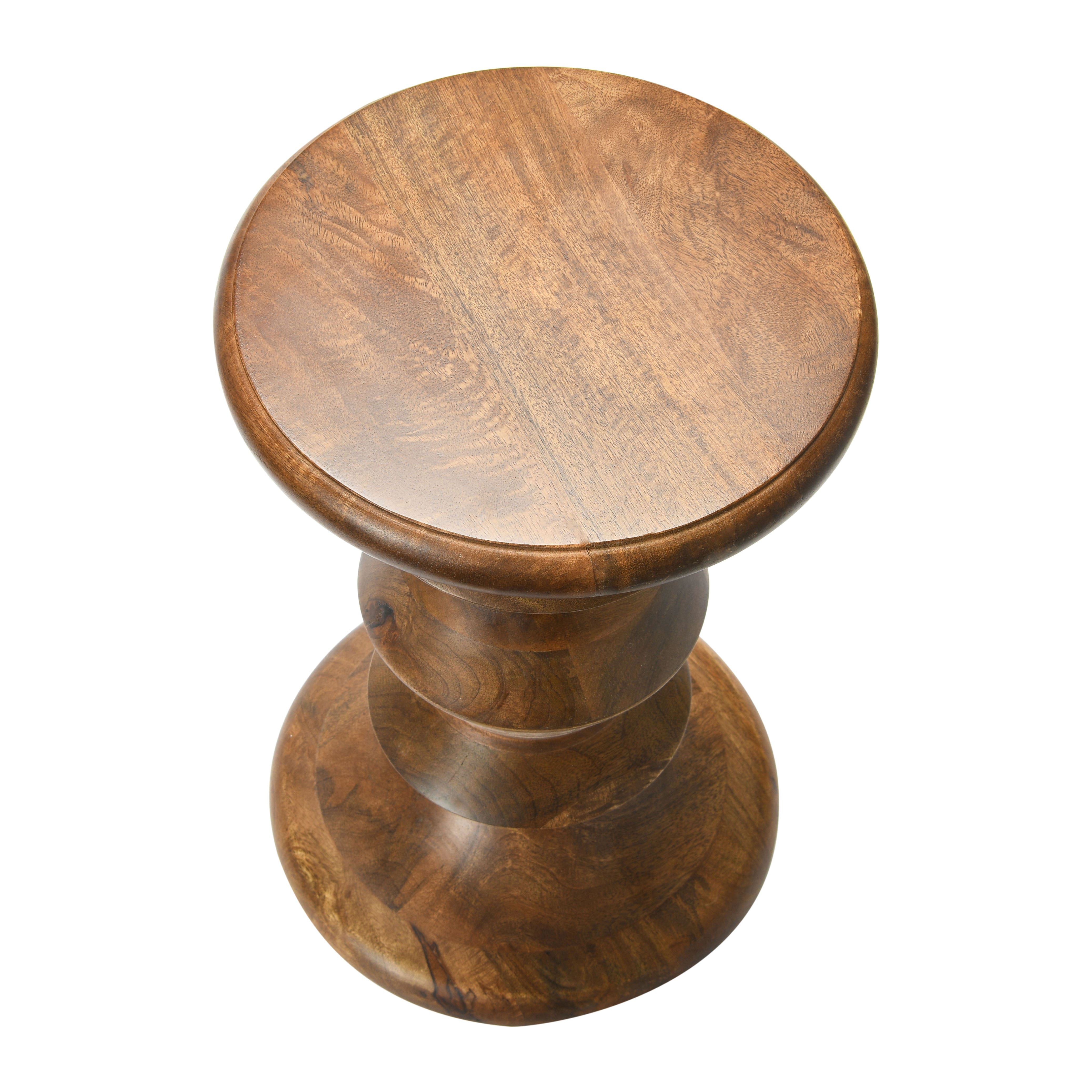 Hello Honey® Berns Mid-Century Modern Solid Mango Table with Flat Top