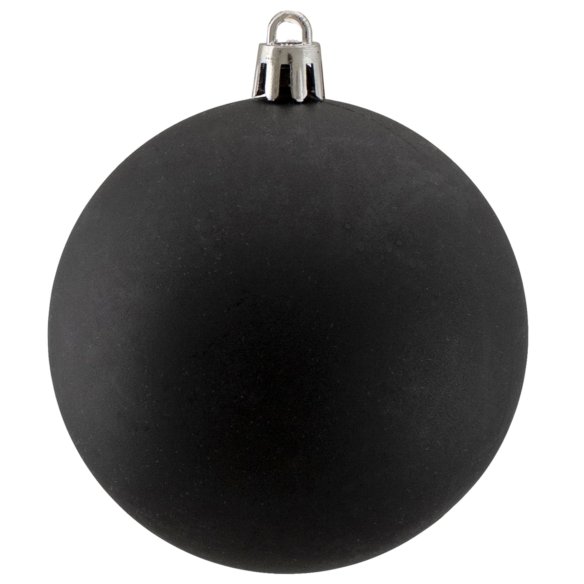 32ct. 3.25" Matte Black Shatterproof Ball Ornaments