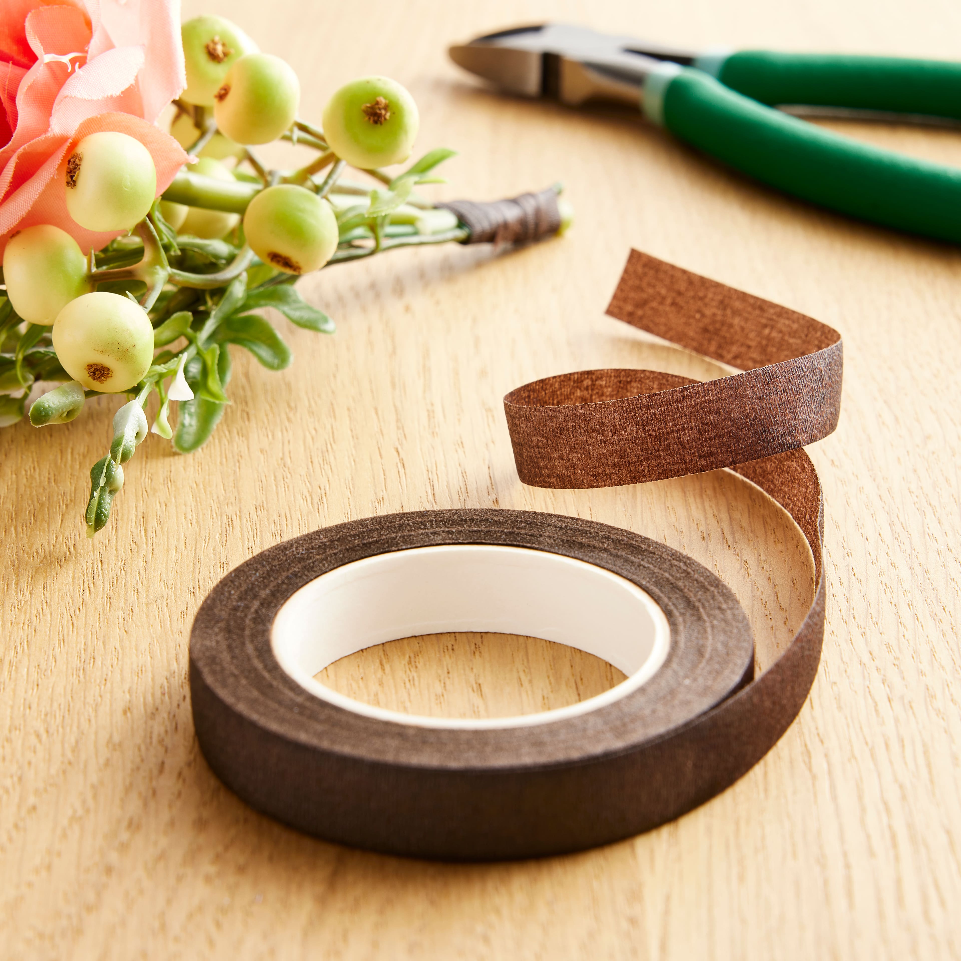Floral tape, floral tape, self-adhesive paper floral tape artificial  flowers bouquets,brown Floral tape, floral tape, self-adhesive paper floral  tape artificial flowers bouquets 