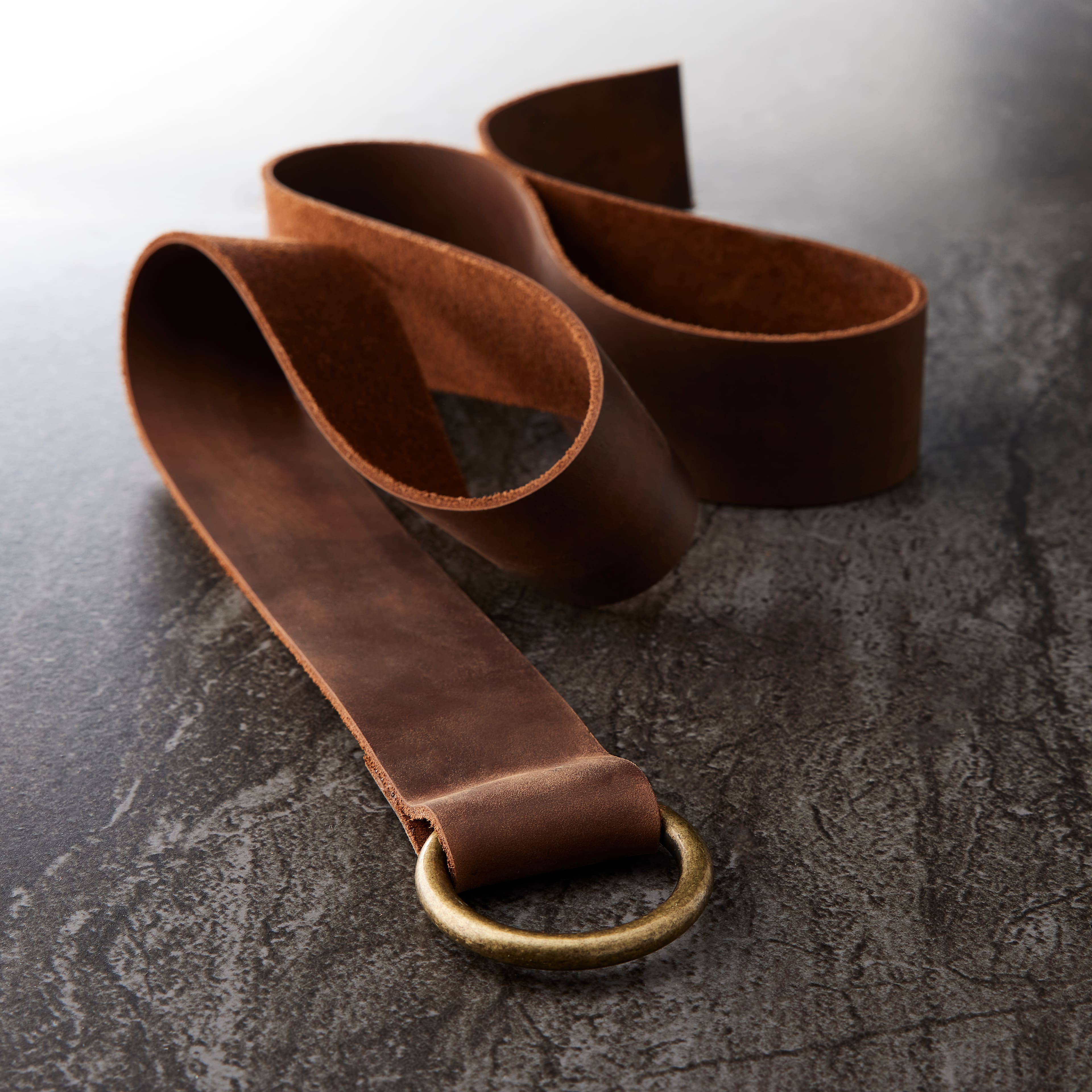 6 Pack: Brown Leather Strip by ArtMinds™