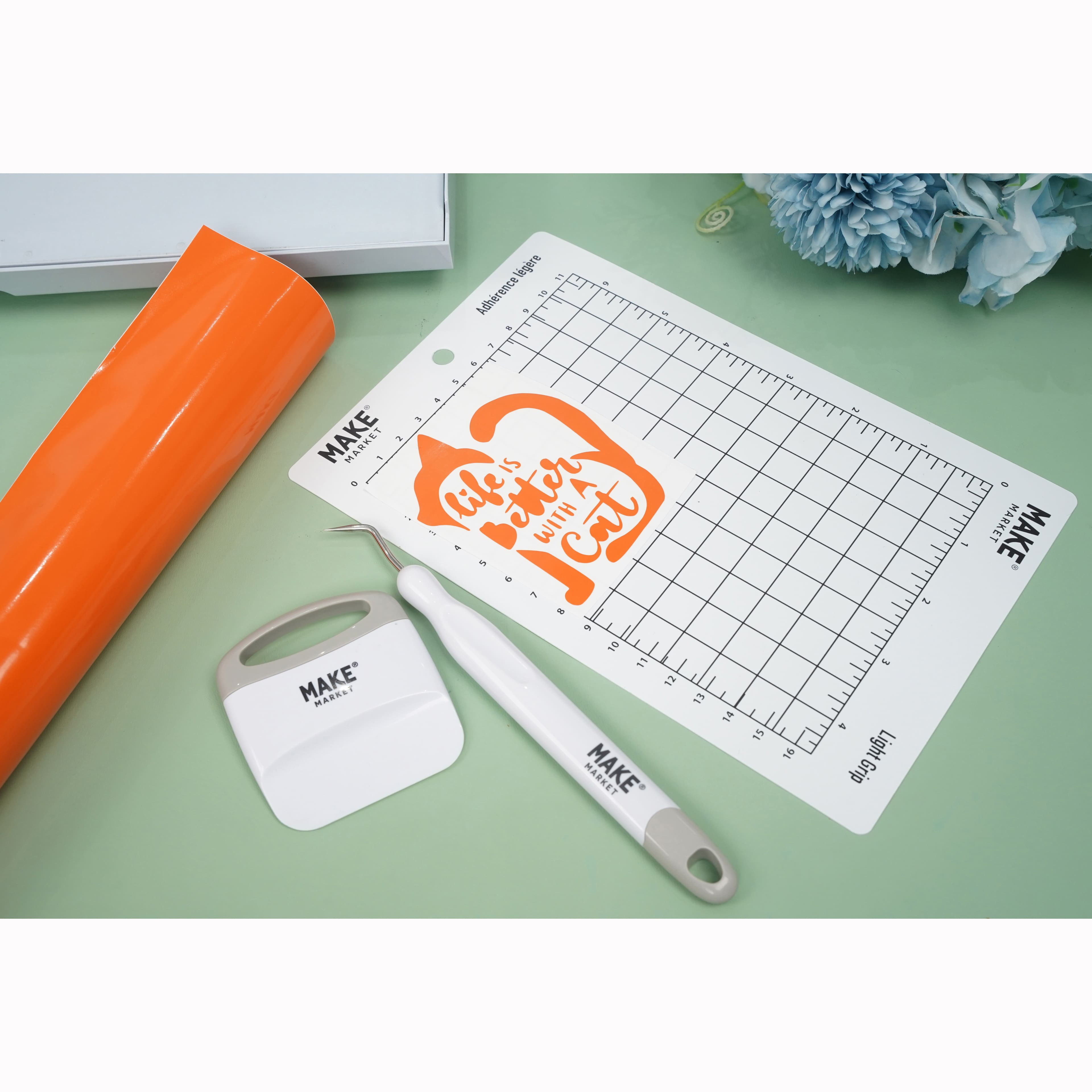 4.5&#x22; x 6.5&#x22; Light Grip Adhesive Cutting Mat by Make Market&#xAE;