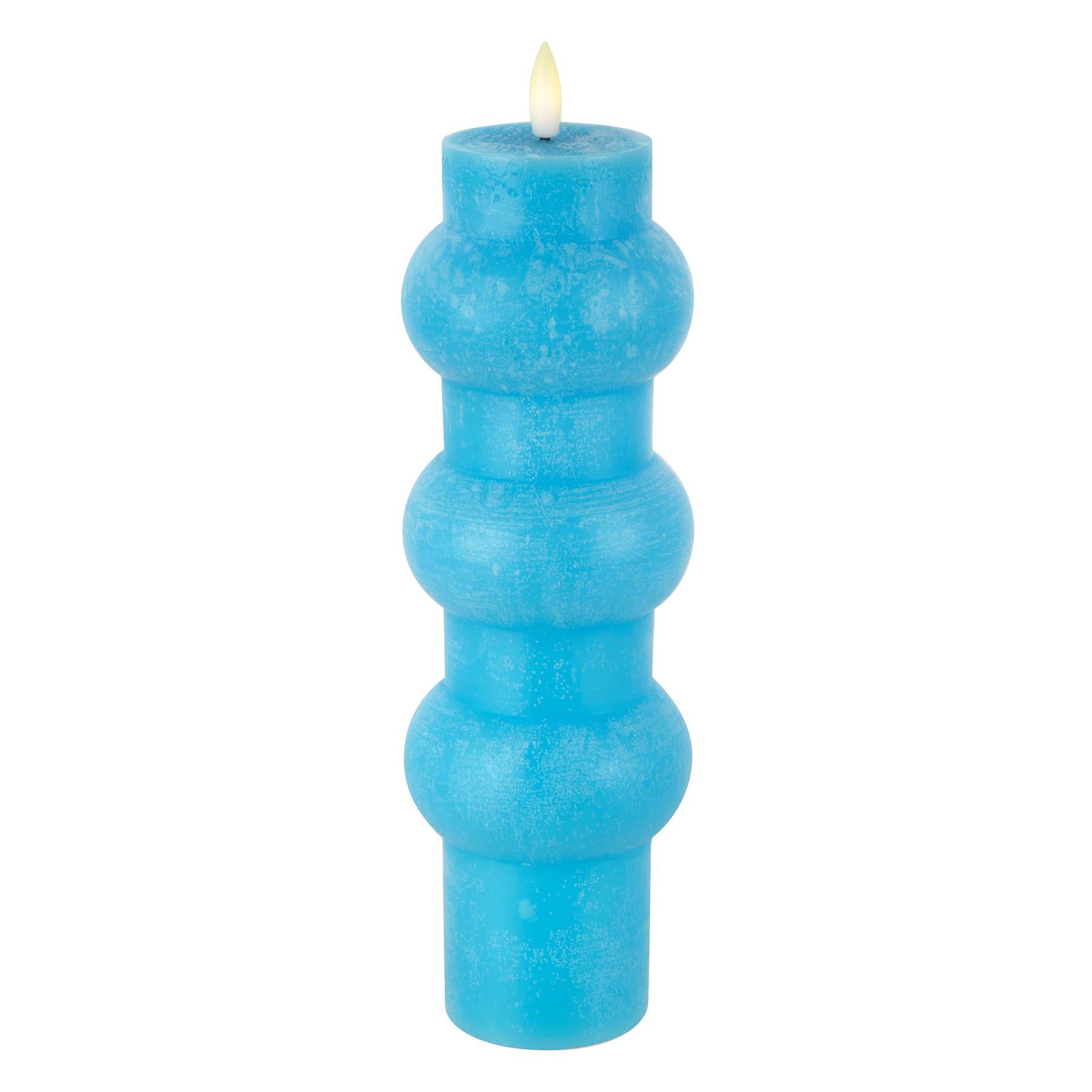 10&#x22; Bubble Pillar LED Wax Candle by Ashland&#xAE;