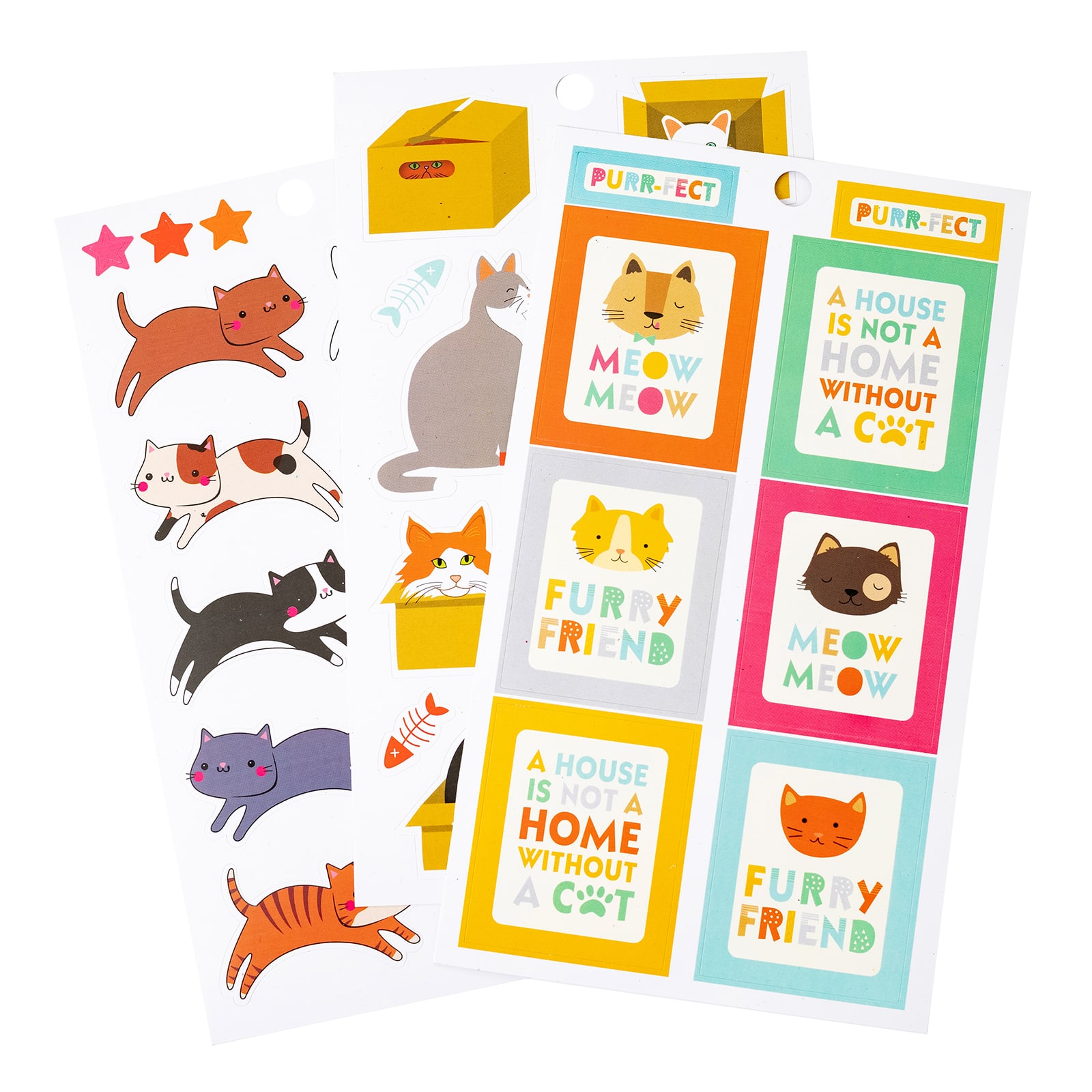 Stickers Cats Graphic by MerchSuperb · Creative Fabrica