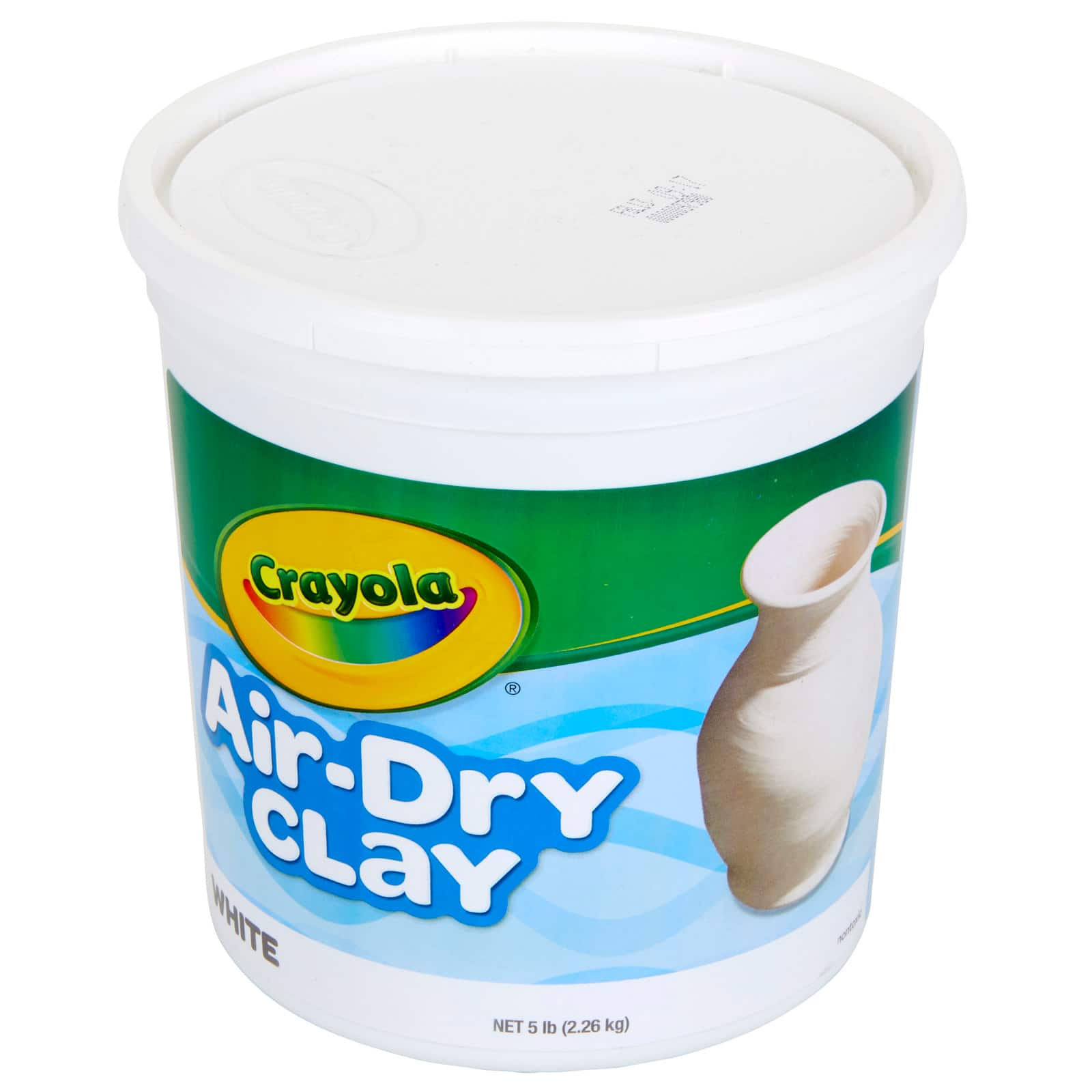 Crayola&#xAE; 5 lb. White Air-Dry Clay Tub, 2ct.