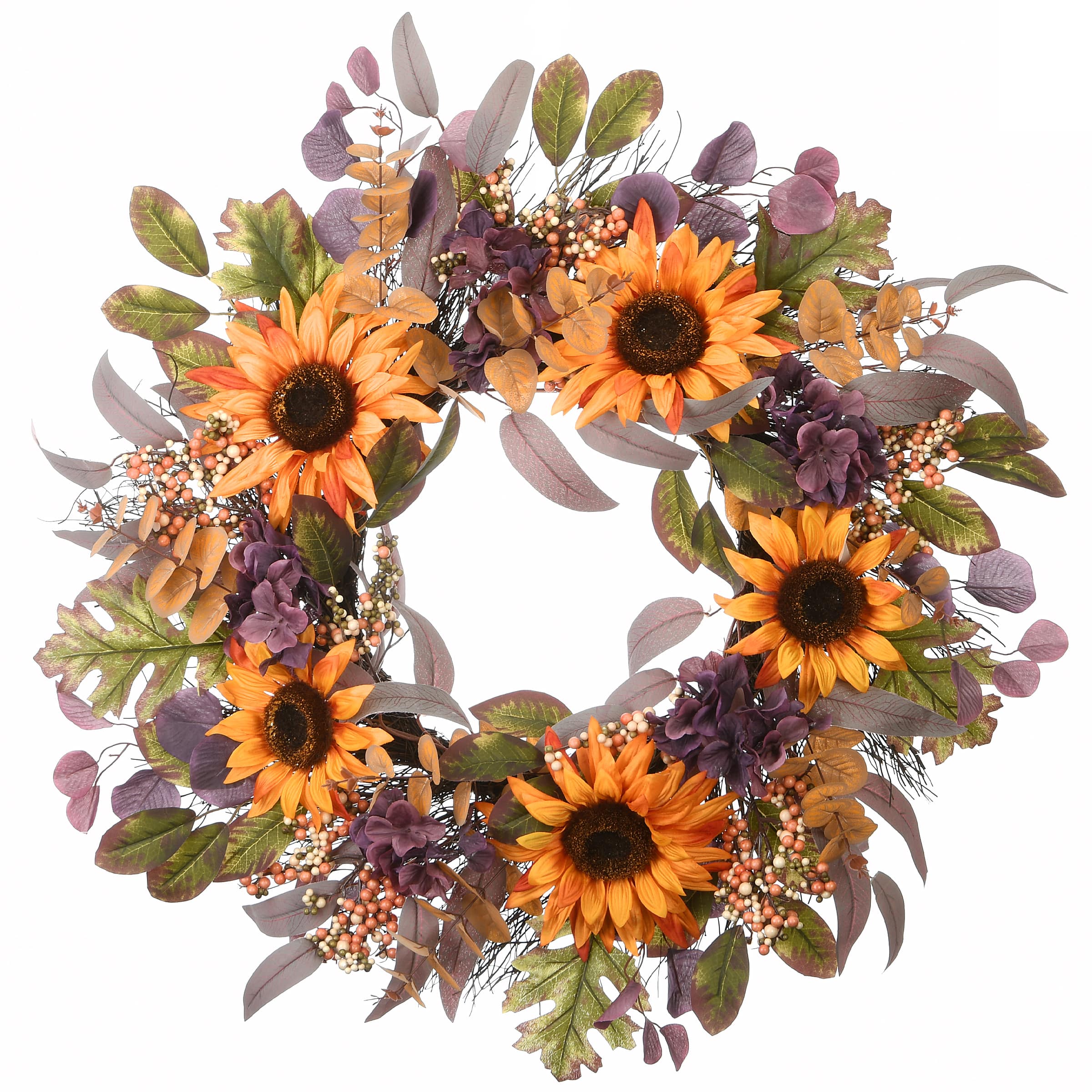 30" Harvest Sunflowers Wreath Michaels