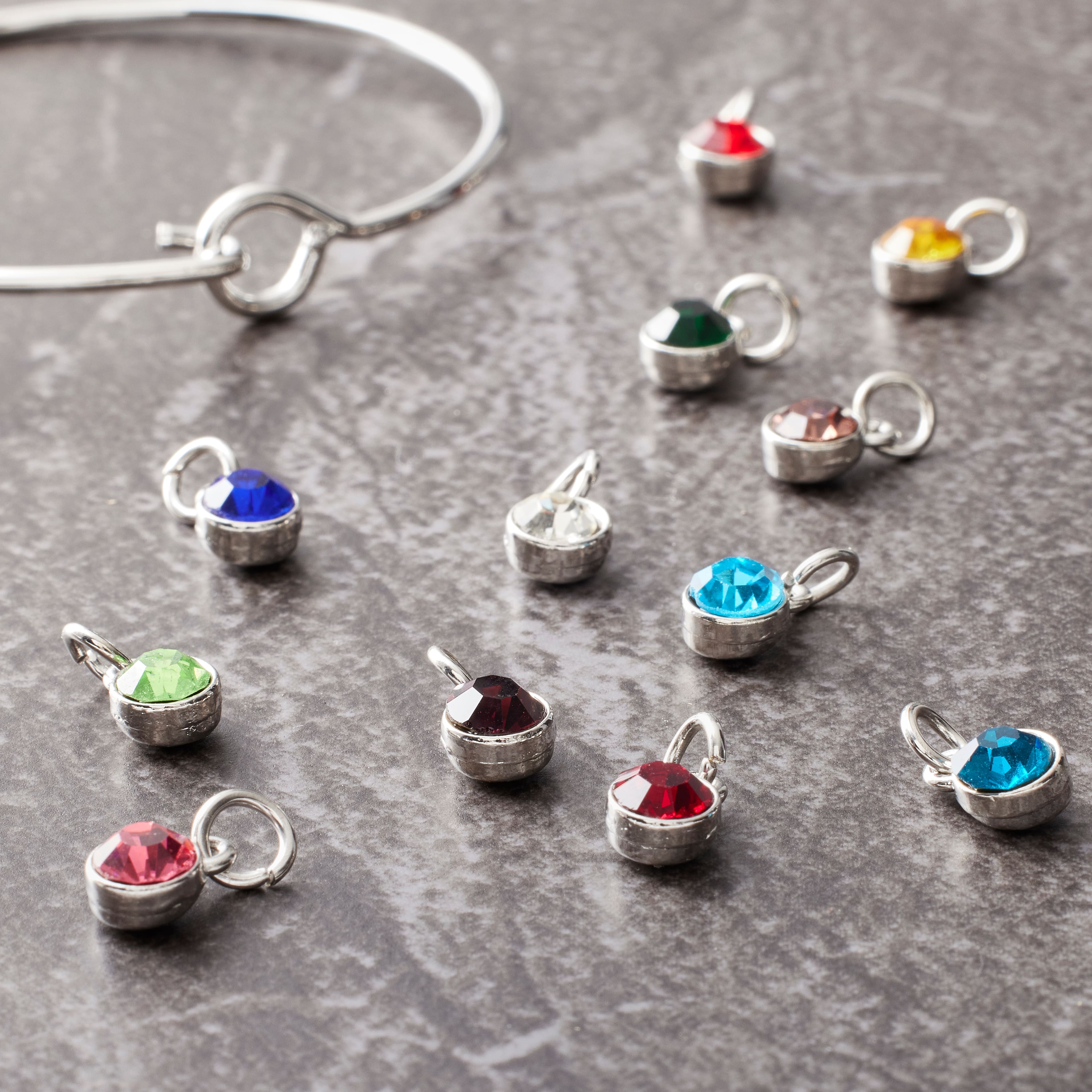 12 Packs: 12 ct. (144 total) Crystal Gem Charms by Bead Landing&#x2122;