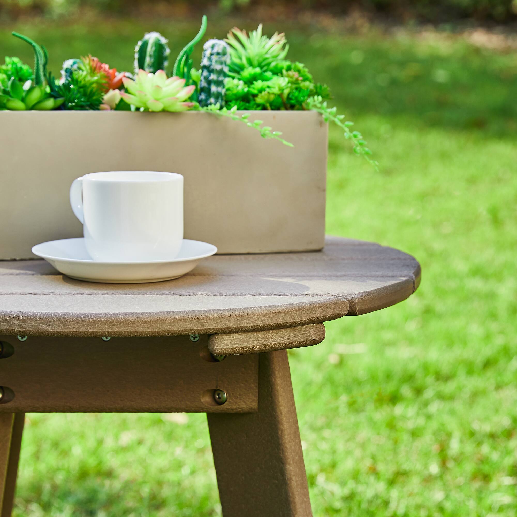 Glitzhome® 20" Outdoor Patio Round Side Table | Michaels