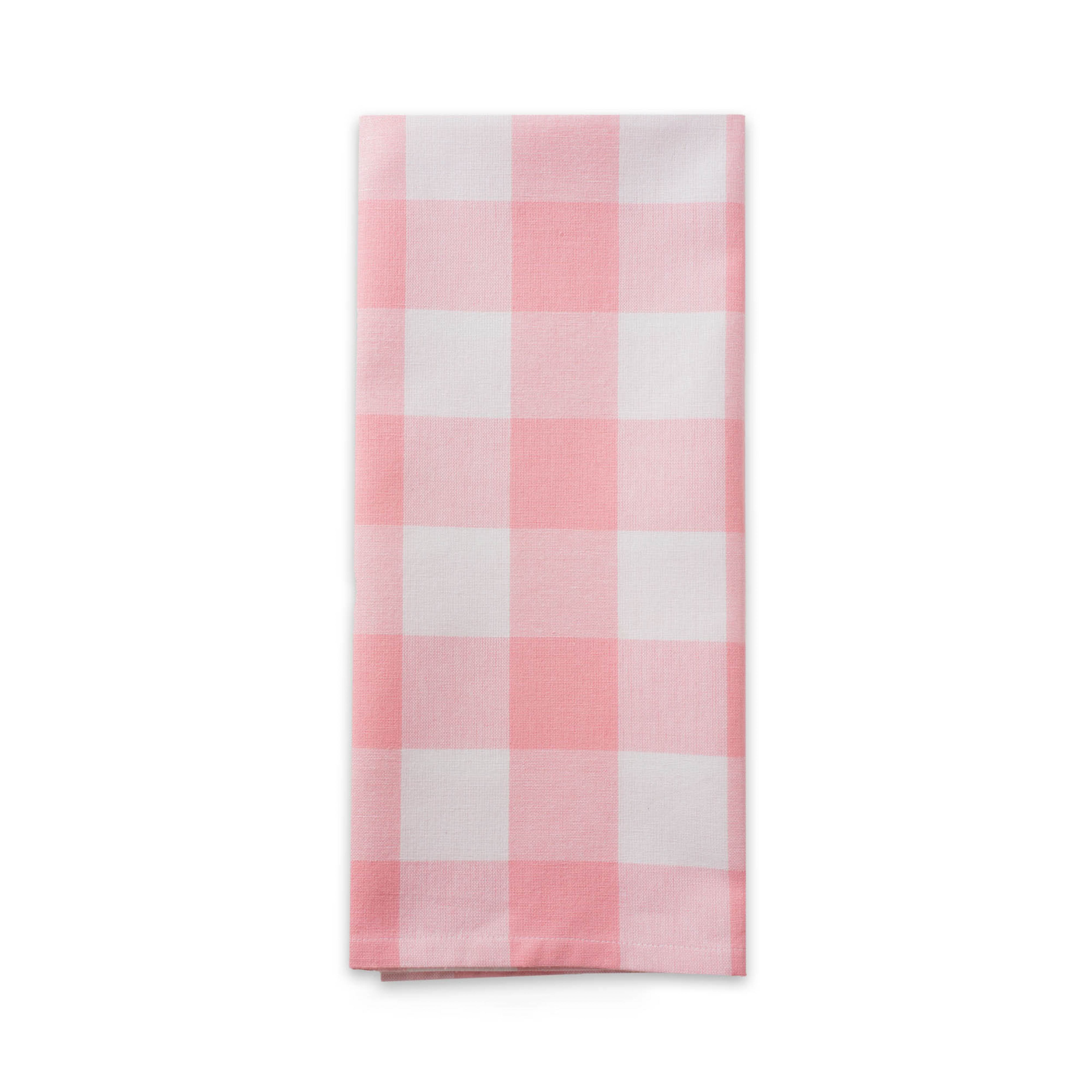 DII&#xAE; Pink Buffalo Check Dishtowels, 3ct.