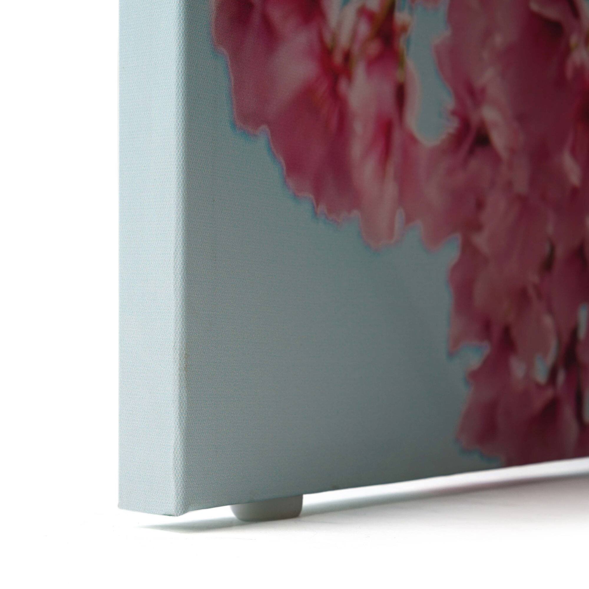 American Art Decor™ 6ft. Double-Sided 4-Panel Cherry Blossom, Golden Flowers Canvas Room Divider