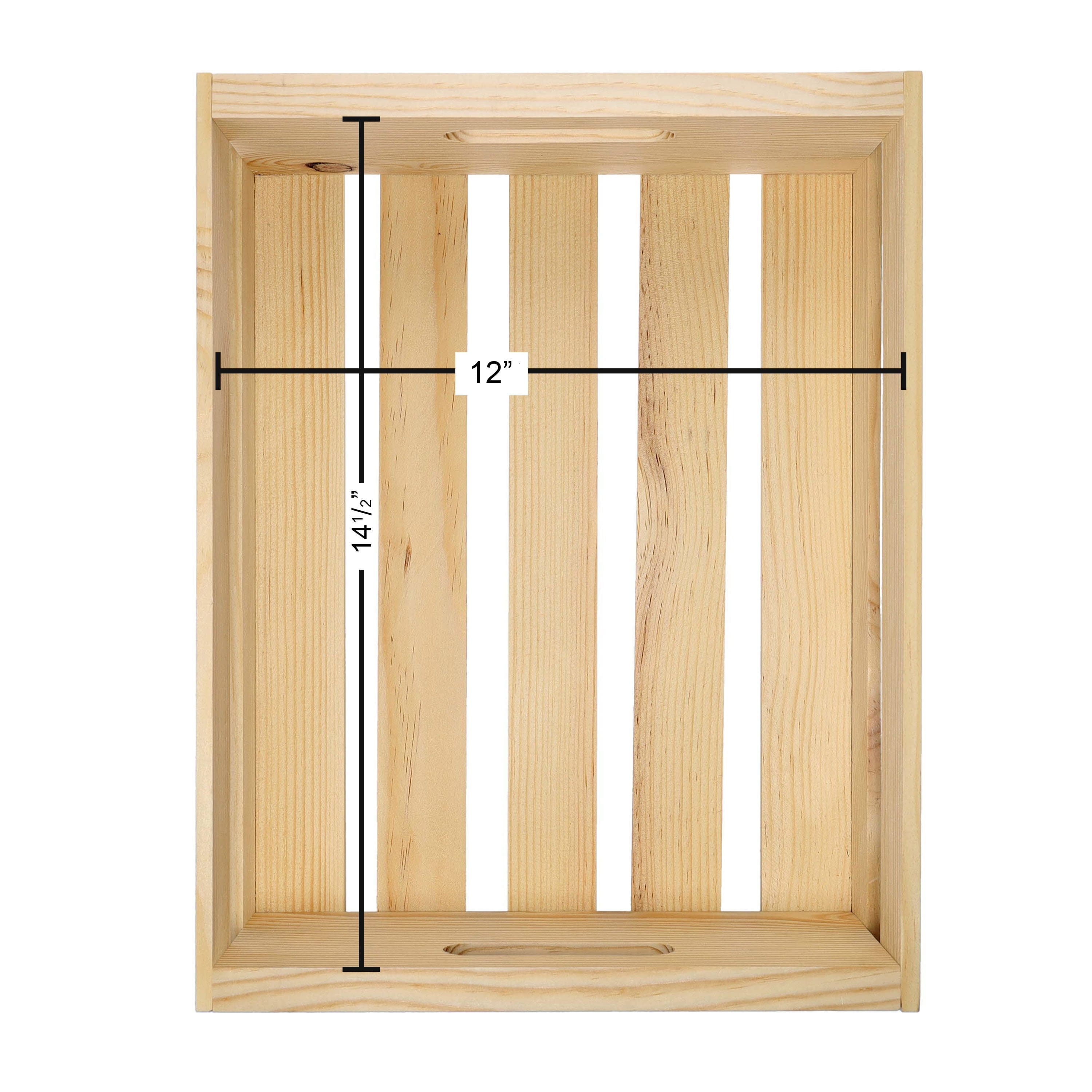 Good Wood by Leisure Arts&#xAE; Pine Crate