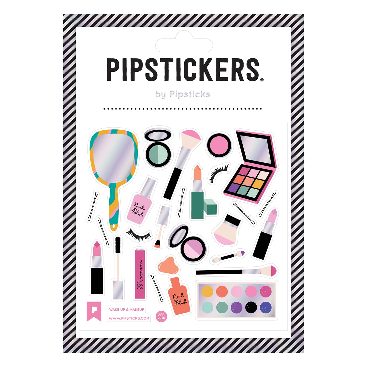 Pipstickers® Wake Up & Makeup Stickers