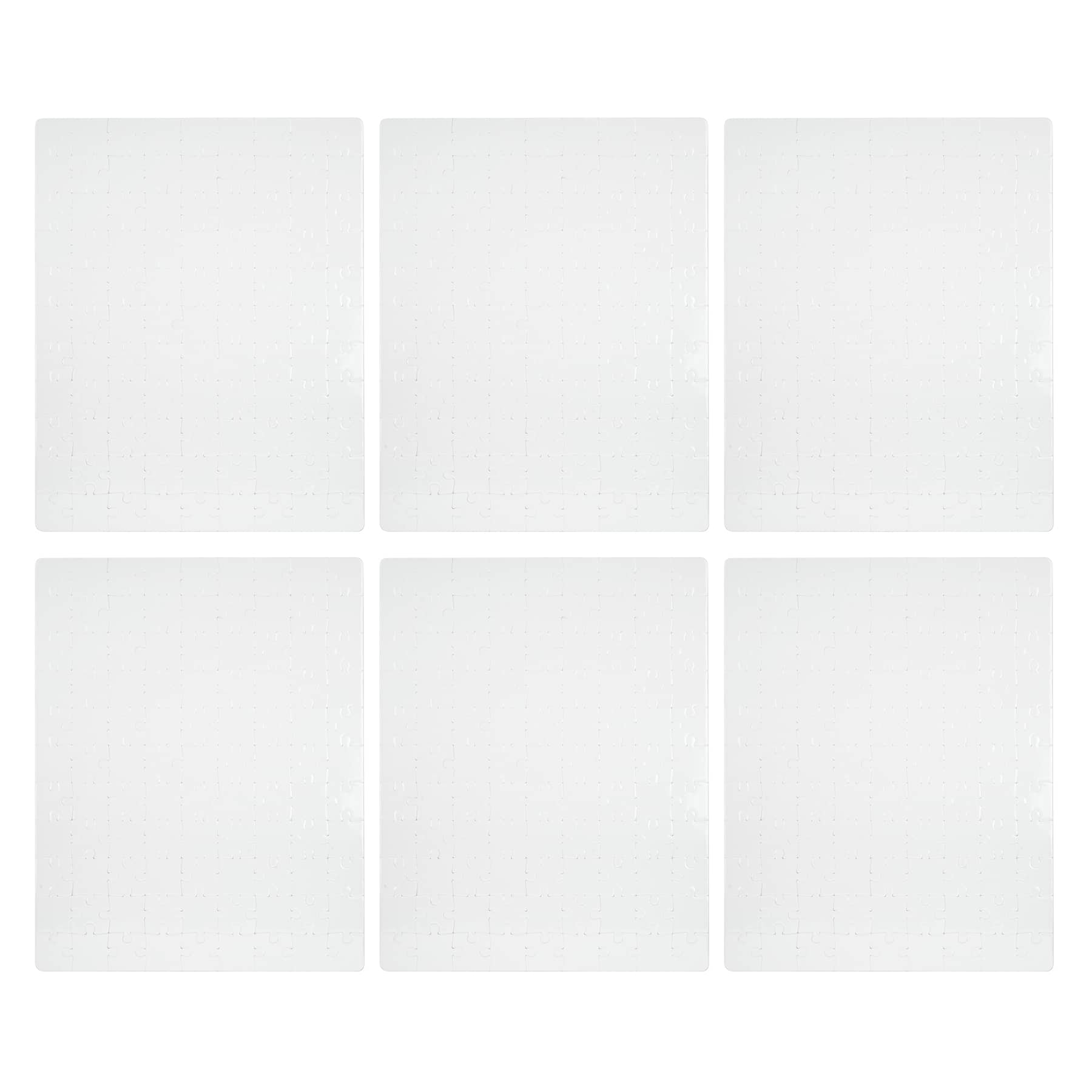12 Packs: 6 ct. (72 total) 8" x 10" Sublimation Puzzles by Make Market®