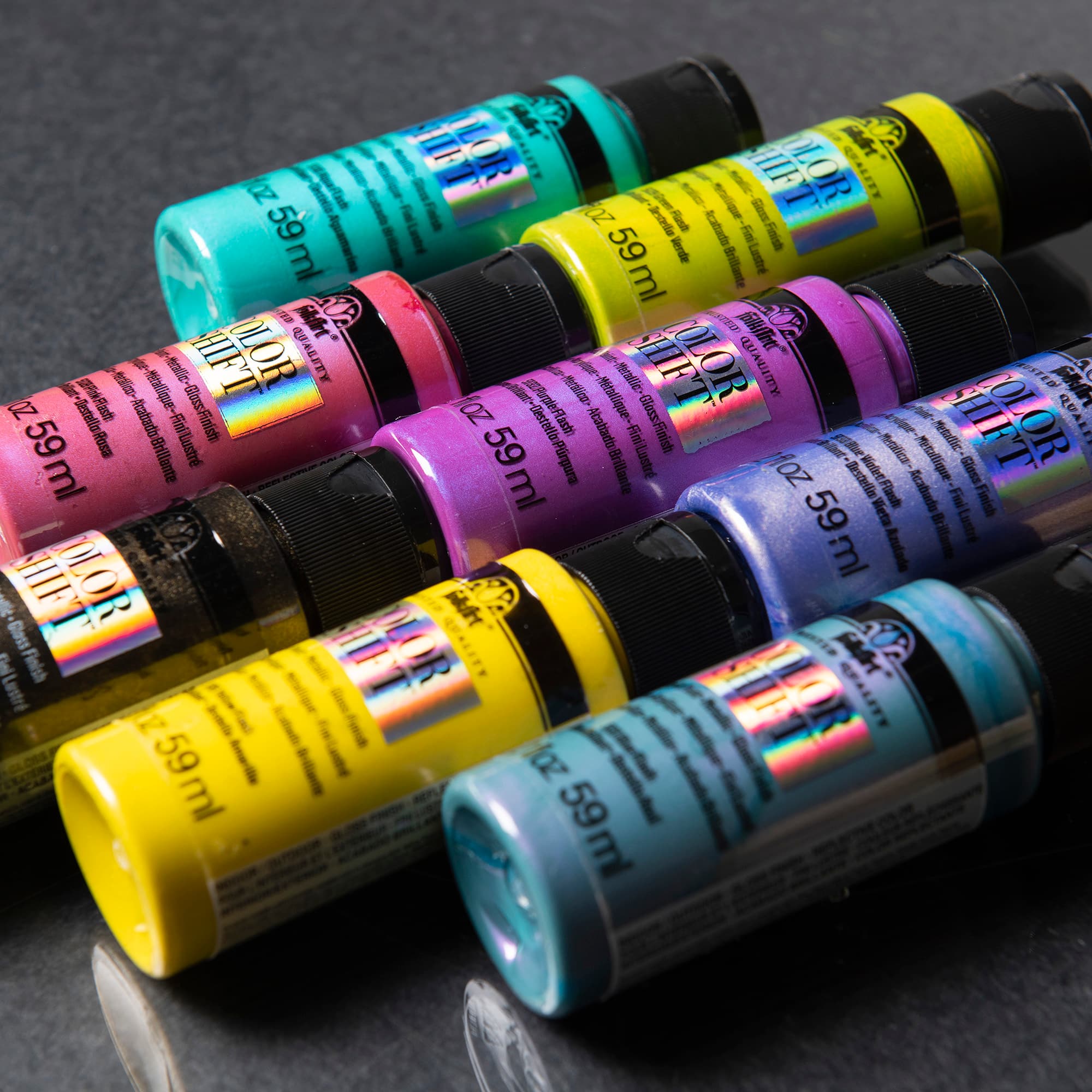 FolkArt&#xAE; Color Shift Gloss Acrylic Craft Paint 8 Color Set